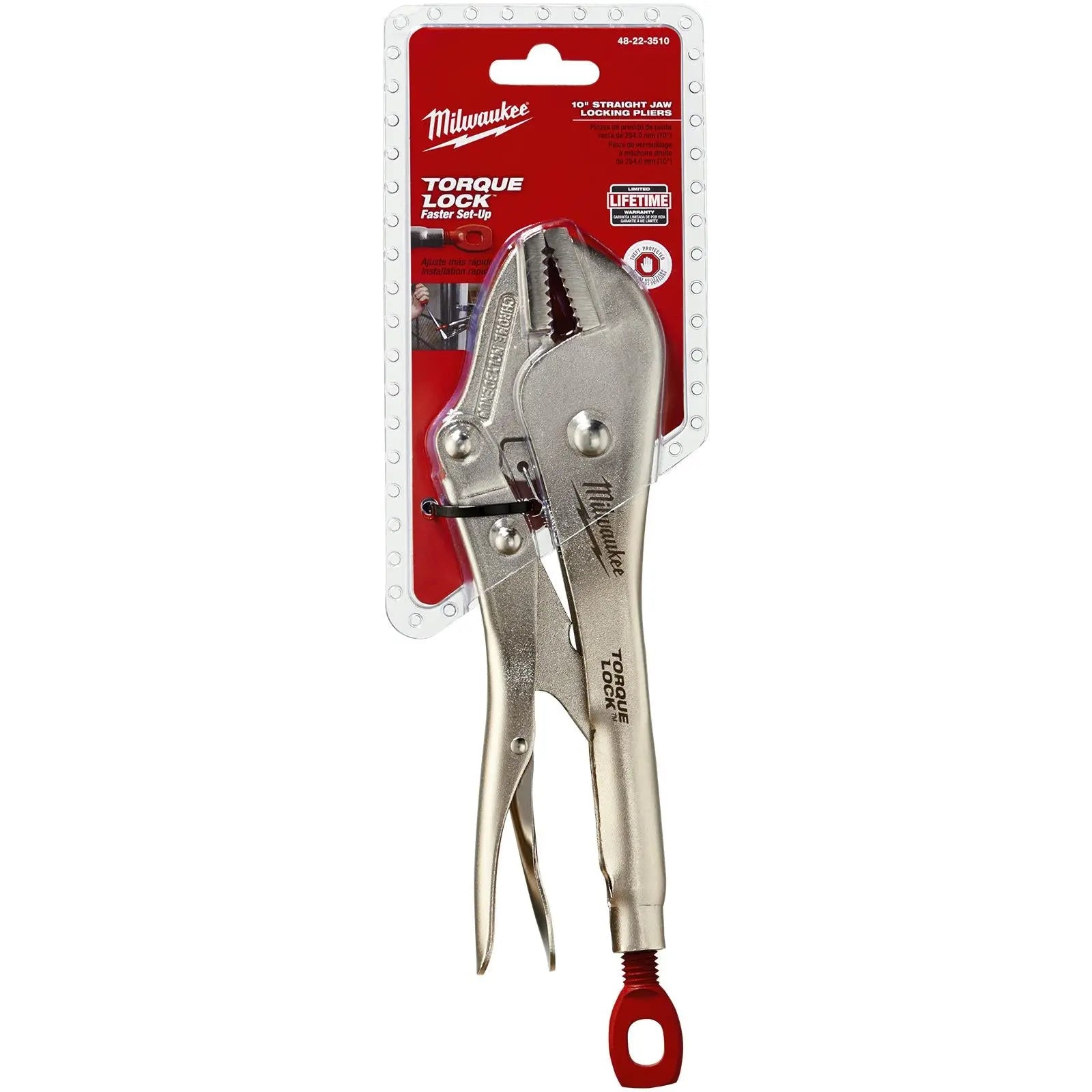 Milwaukee TORQUE LOCK Straight Jaw Locking Pliers 250mm 10in 