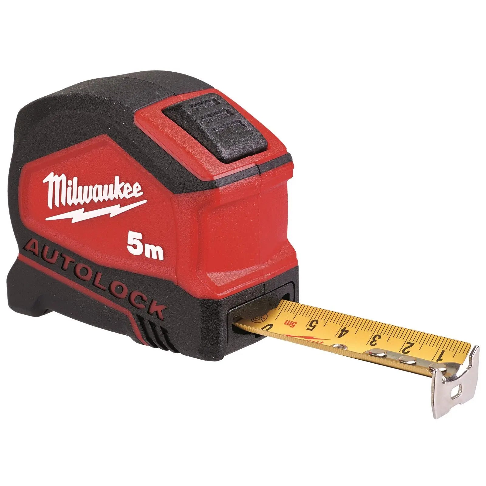 Milwaukee Tape Measure 5m 16ft Metric Imperial Autolock 25mm Blade Width 