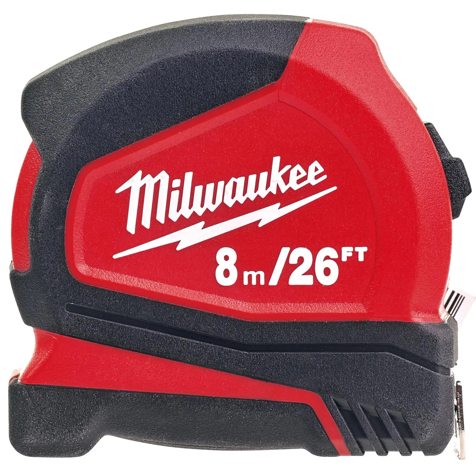 Milwaukee Tape Measure 8m 26ft Metric Imperial Pro Compact Pocket Tape 25mm Blade Width 