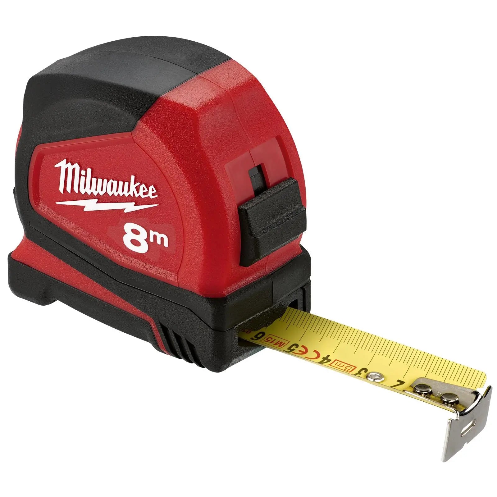 Milwaukee Tape Measure 8m Metric Pro Compact Pocket Tape 25mm Blade Width 