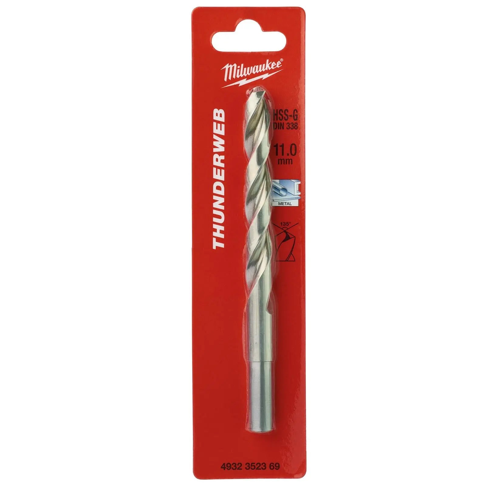Milwaukee Thunderweb Metal Drill Bits HSS-G Ground DIN338 4.2-13.0mm 