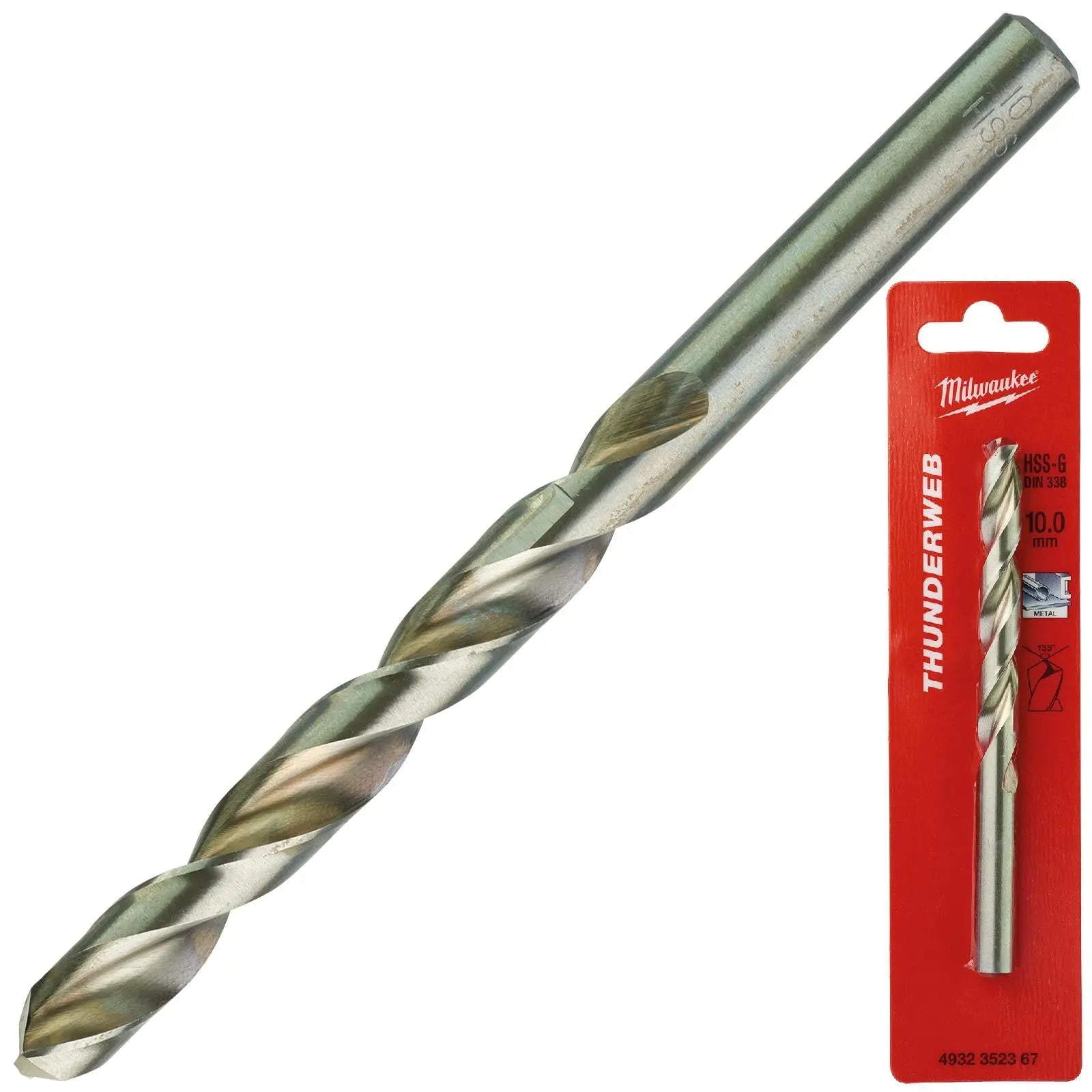 Milwaukee Thunderweb Metal Drill Bits HSS-G Ground DIN338 4.2-13.0mm 