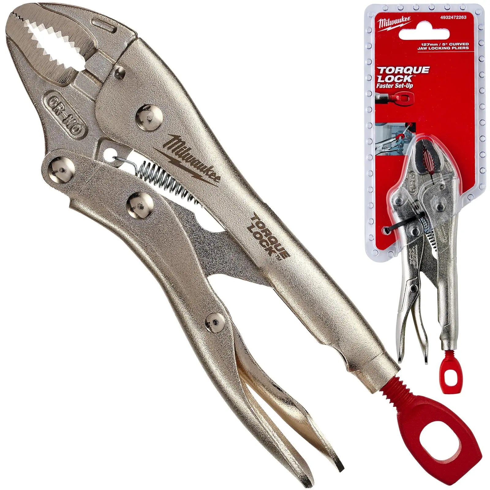 Milwaukee Torque Lock Curved Jaw Locking Pliers 127mm 5in 
