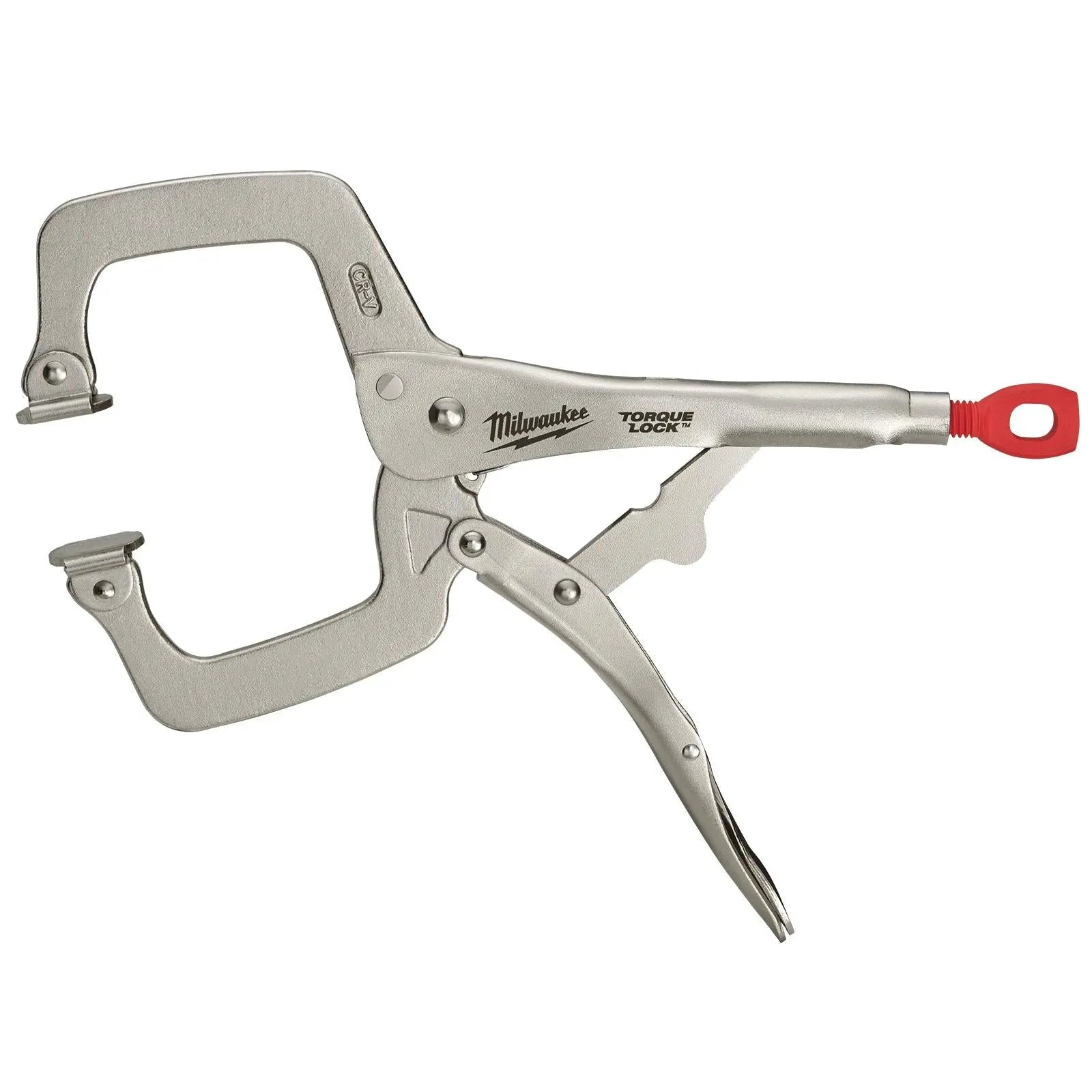 Milwaukee Torque Lock Locking Pliers C Clamp with Swivel Jaws 279mm 11in 