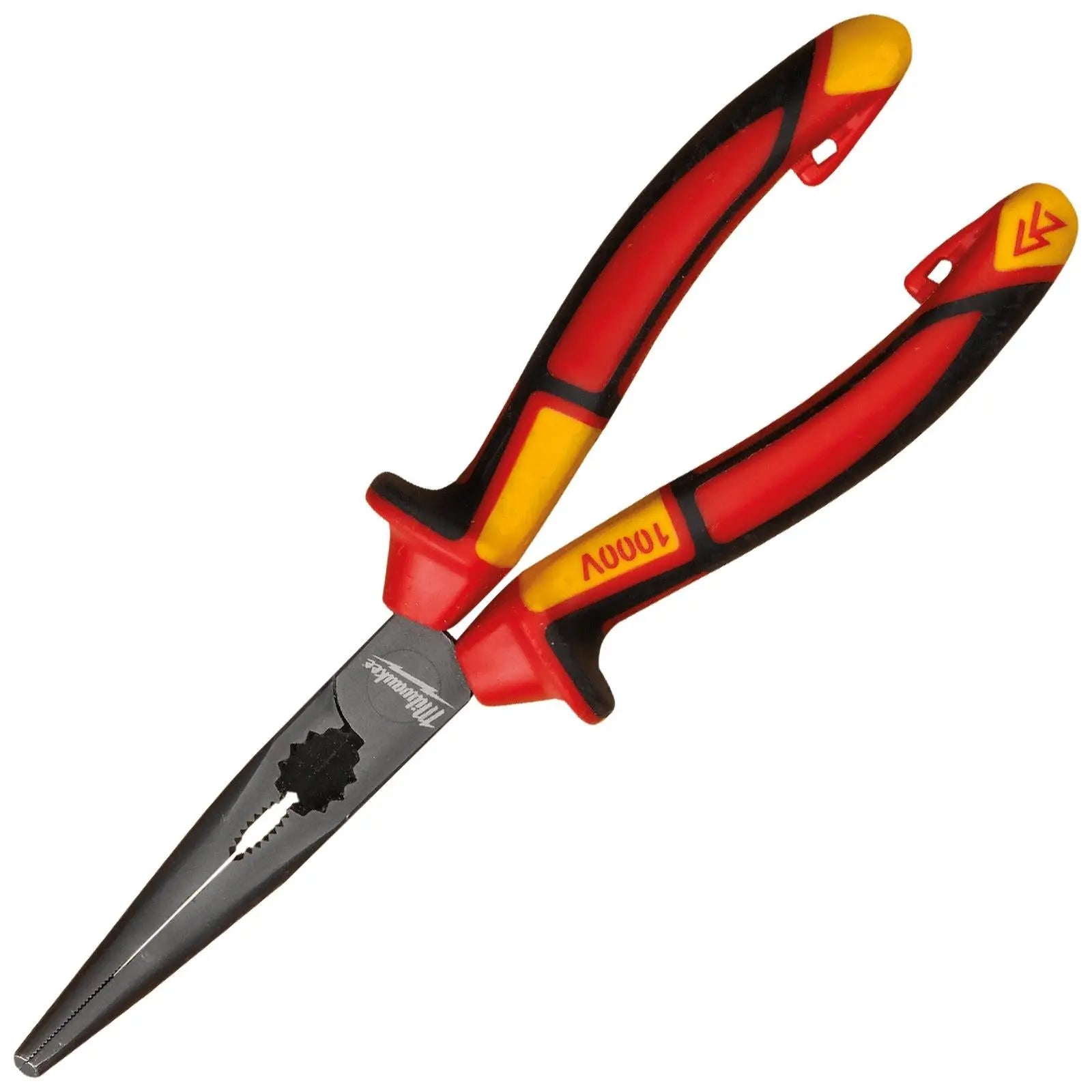 Milwaukee VDE Long 45° Round Nose Pliers 205mm Insulated 10,000V 
