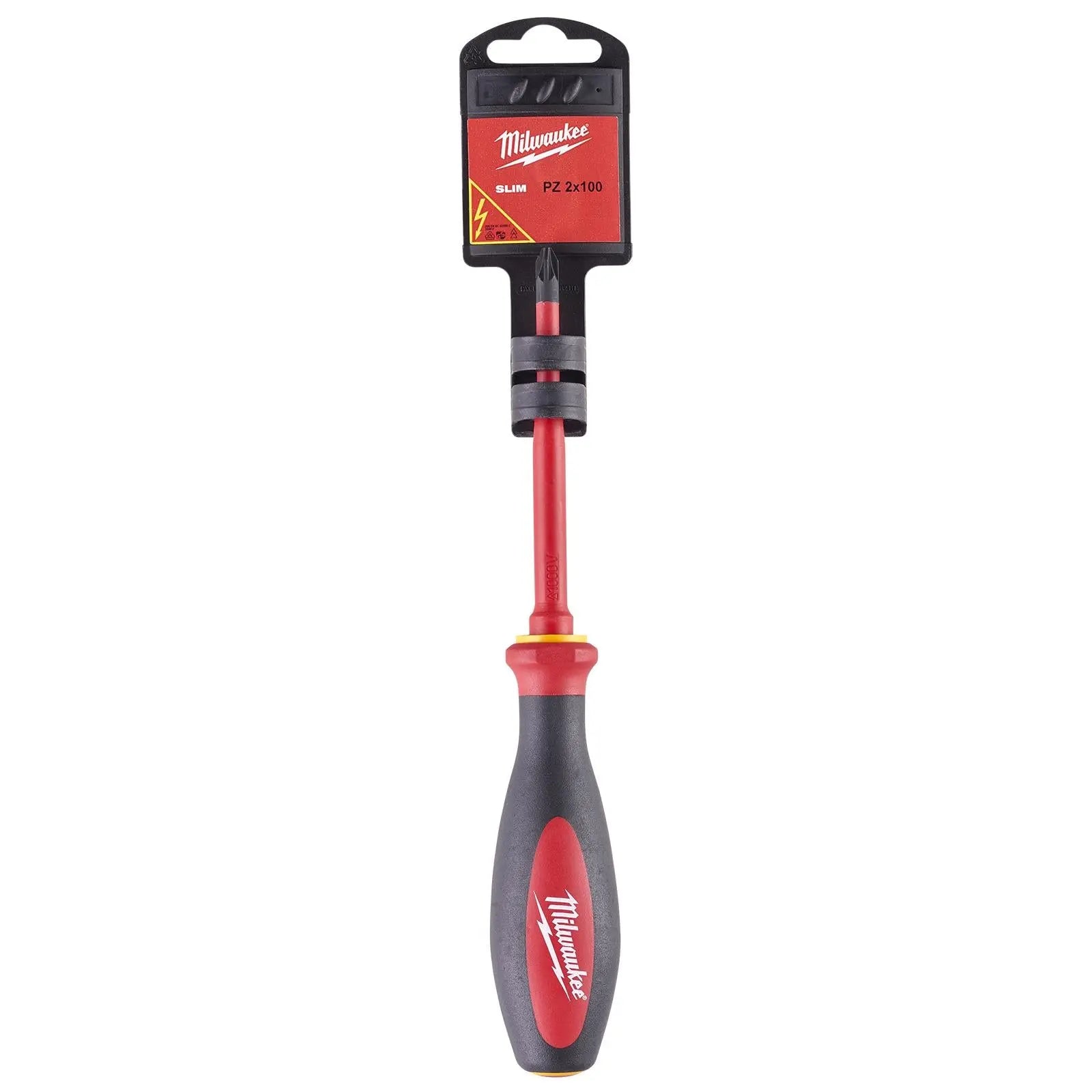 Milwaukee VDE Slim Screwdriver Pozi PZ2 x 100mm 