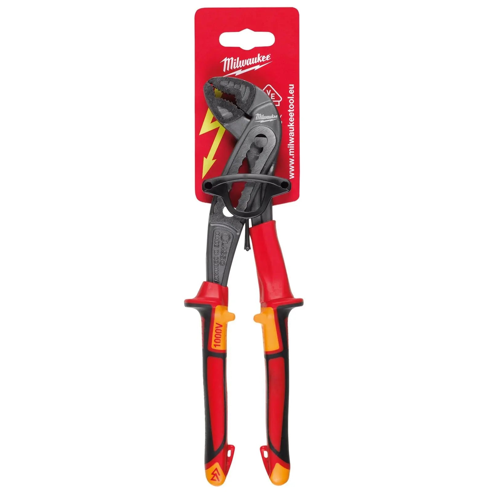 Milwaukee VDE Water Pump Pliers 240mm Insulated 10,000V 