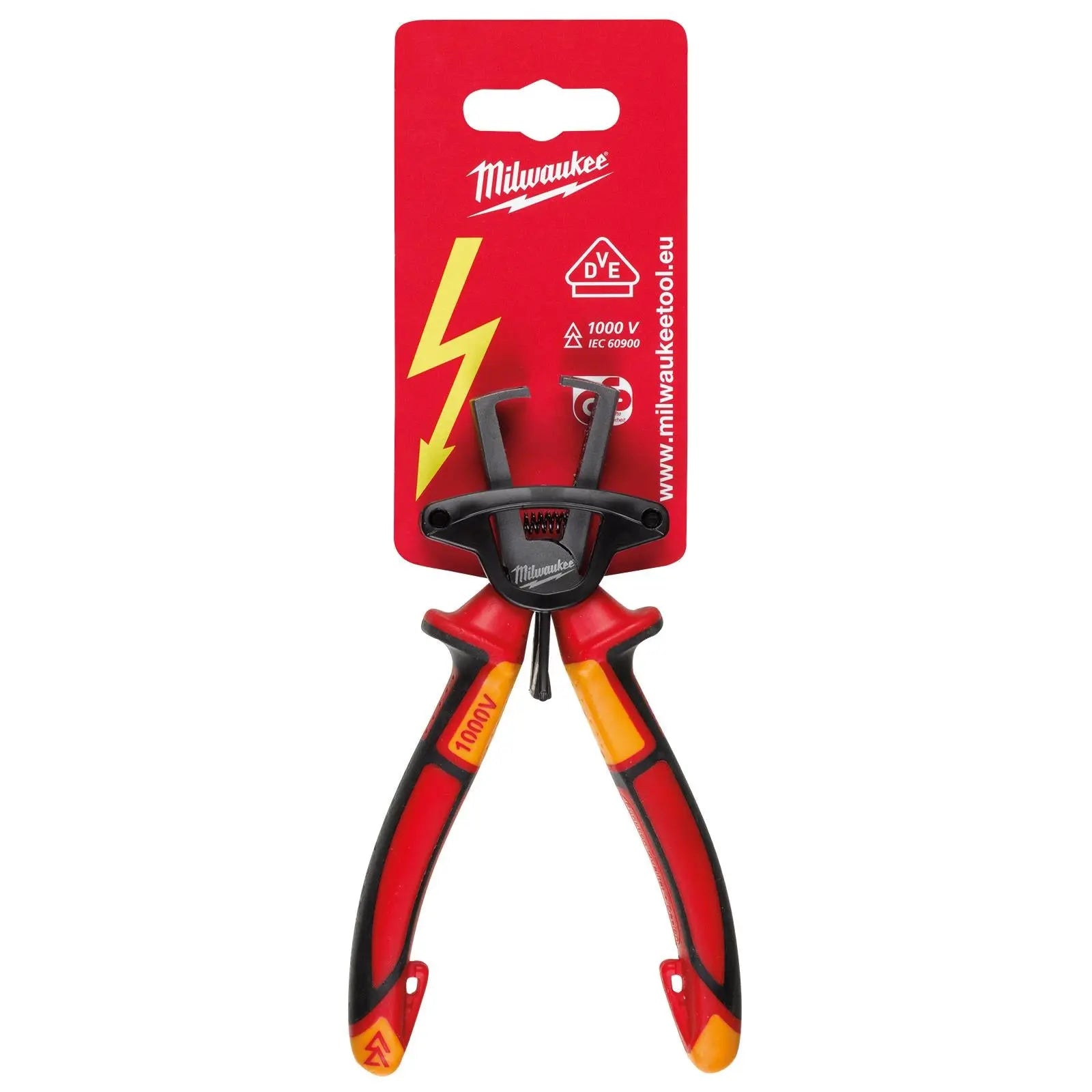 Milwaukee VDE Wire Stripping Pliers 160mm Insulated Plier 10,000V 
