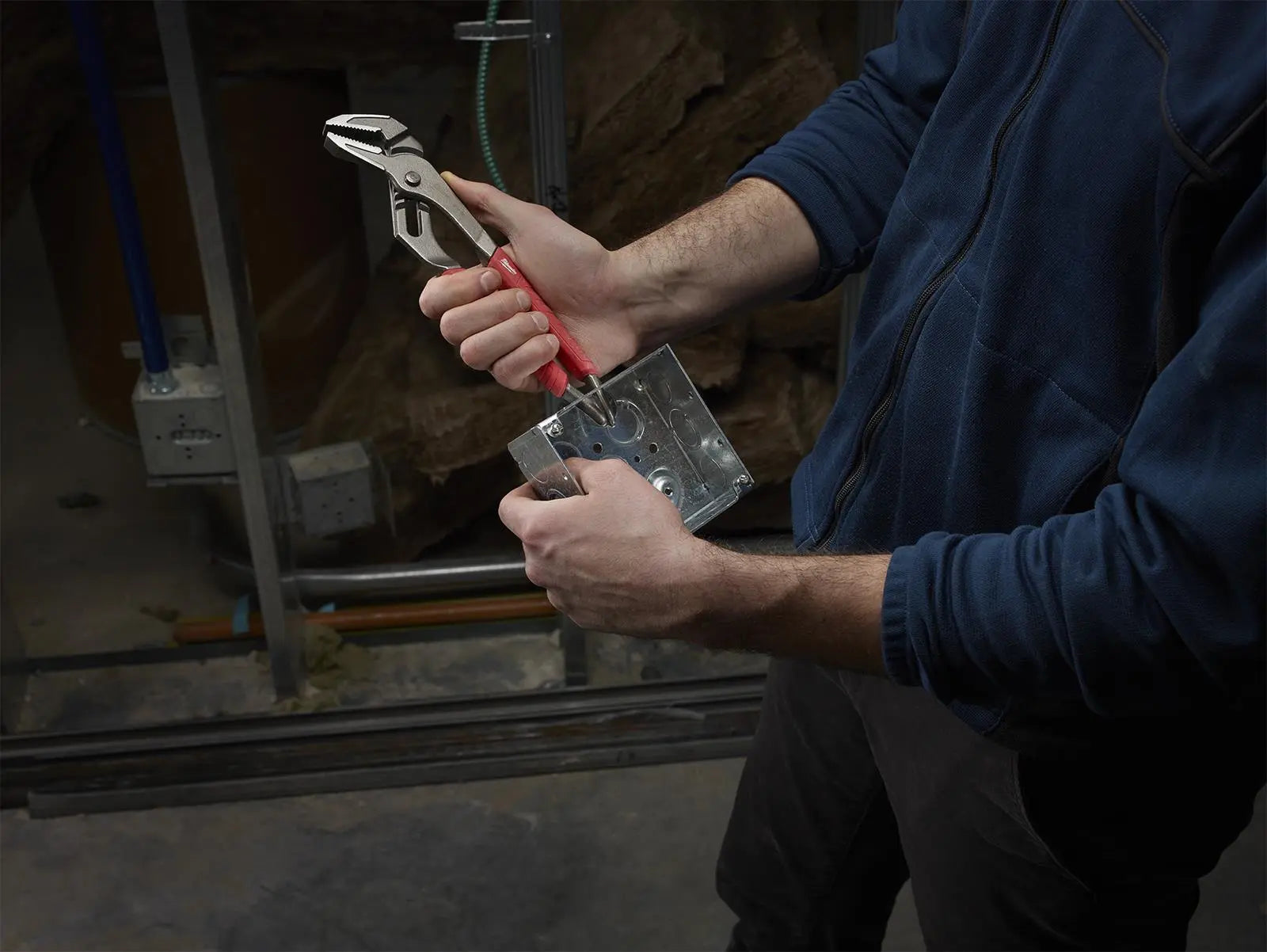 Milwaukee Water Pump Pliers Quick Adjust 300mm Push Button 