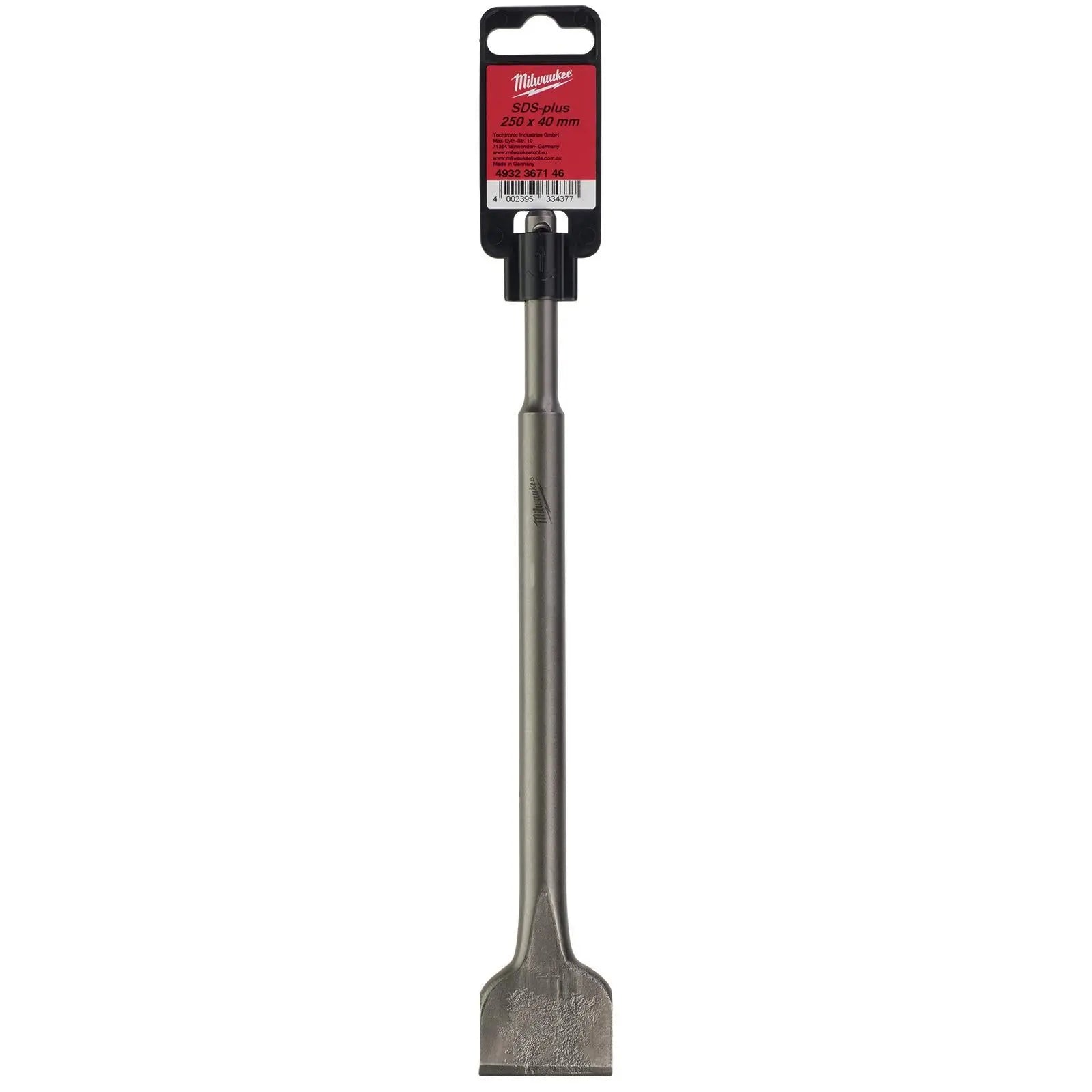 Milwaukee Wide Chisel SDS Plus 40mm x 250mm Length 