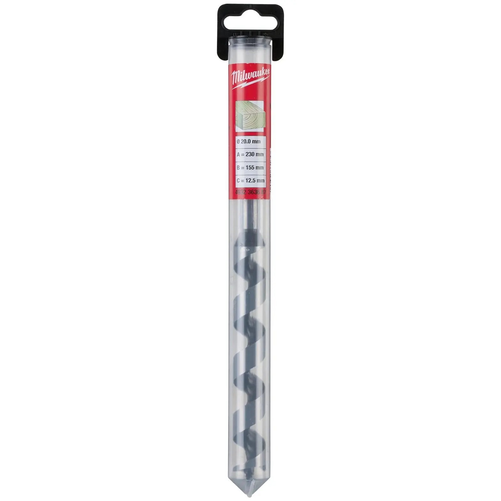 Milwaukee Wood Auger Drill Bits 230mm Overall Length 