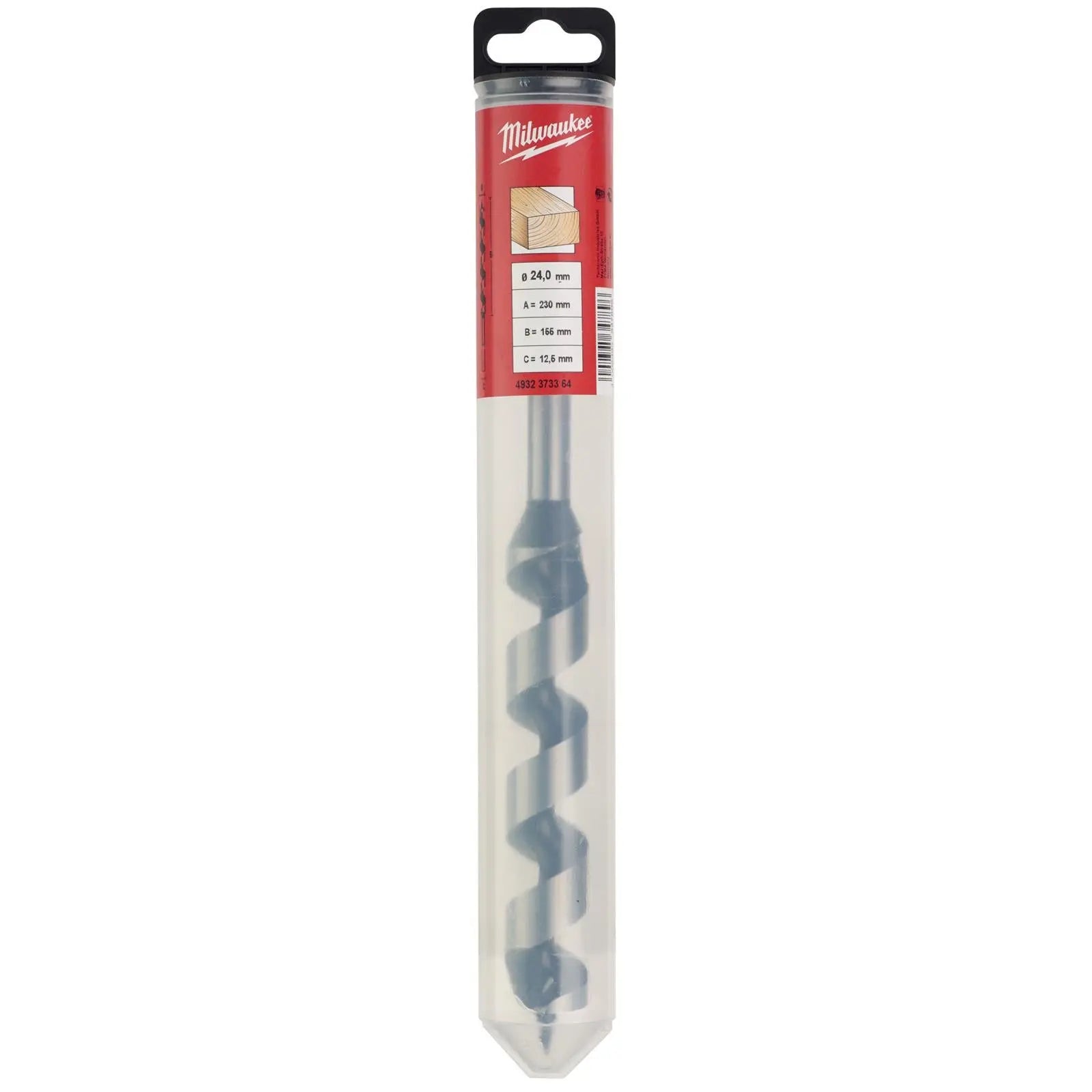 Milwaukee Wood Auger Drill Bits 230mm Overall Length 