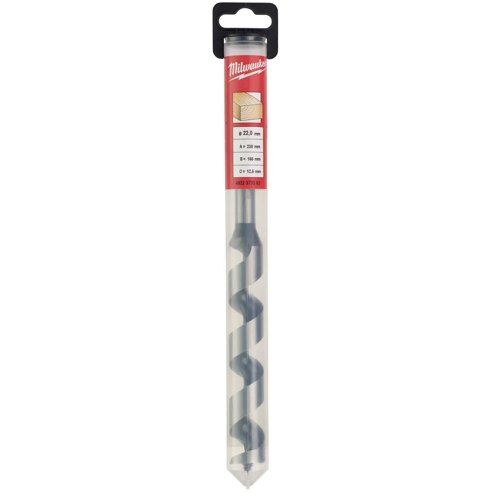 Milwaukee Wood Auger Drill Bits 230mm Overall Length 