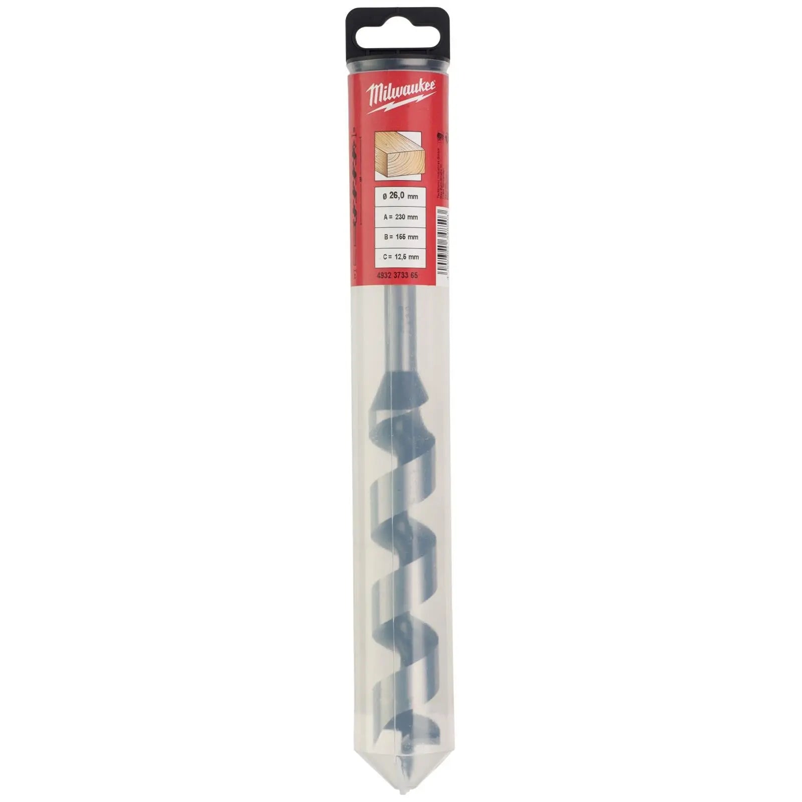 Milwaukee Wood Auger Drill Bits 230mm Overall Length 
