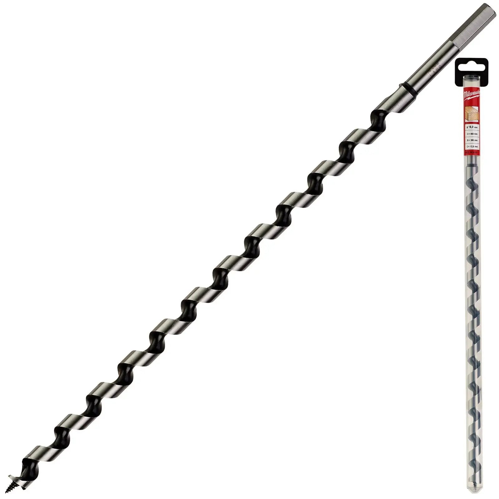 Milwaukee Wood Auger Drill Bits 460mm Overall Length 