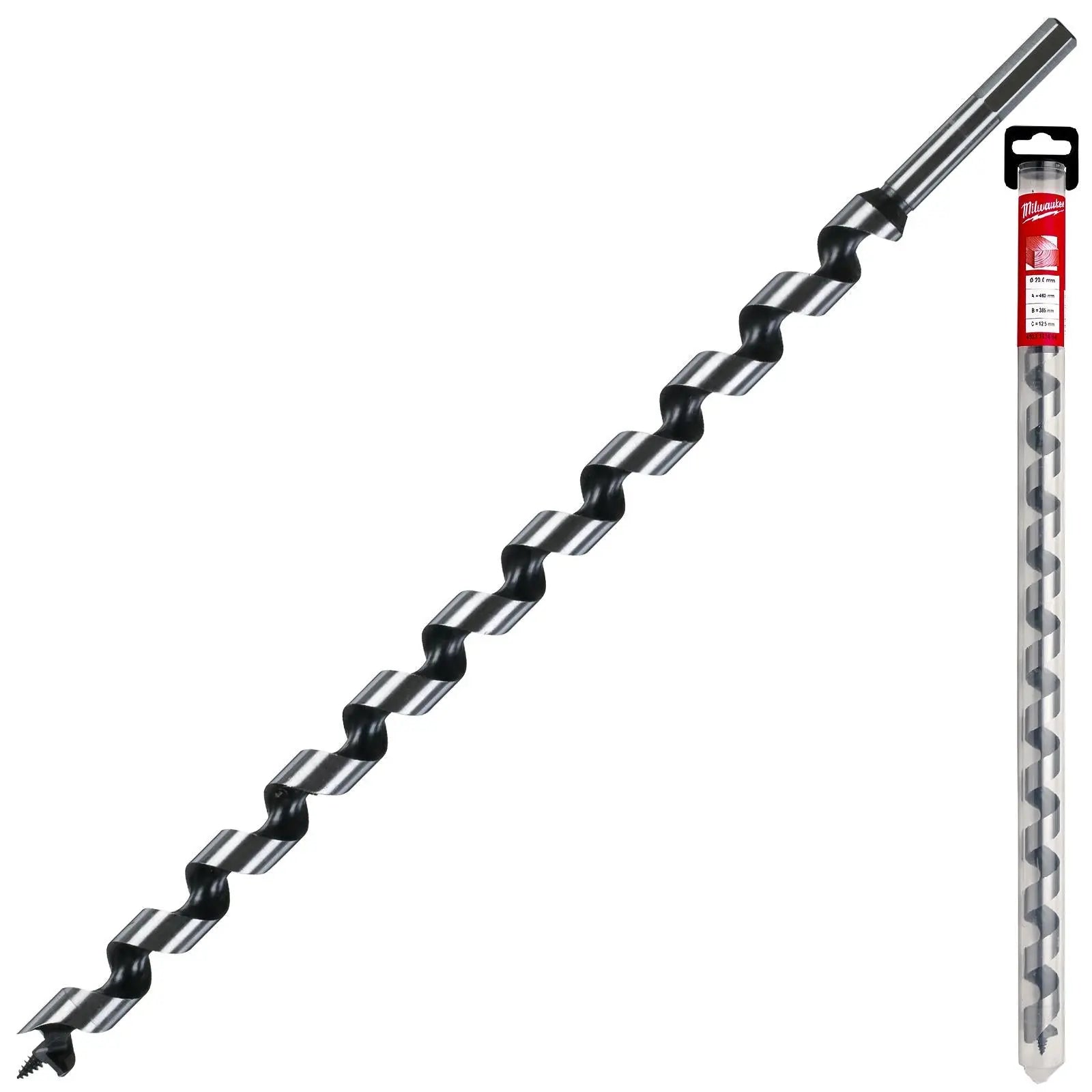 Milwaukee Wood Auger Drill Bits 460mm Overall Length 