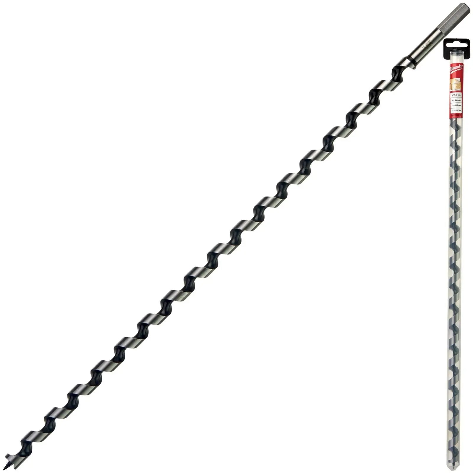 Milwaukee Wood Auger Drill Bits 600mm Overall Length 