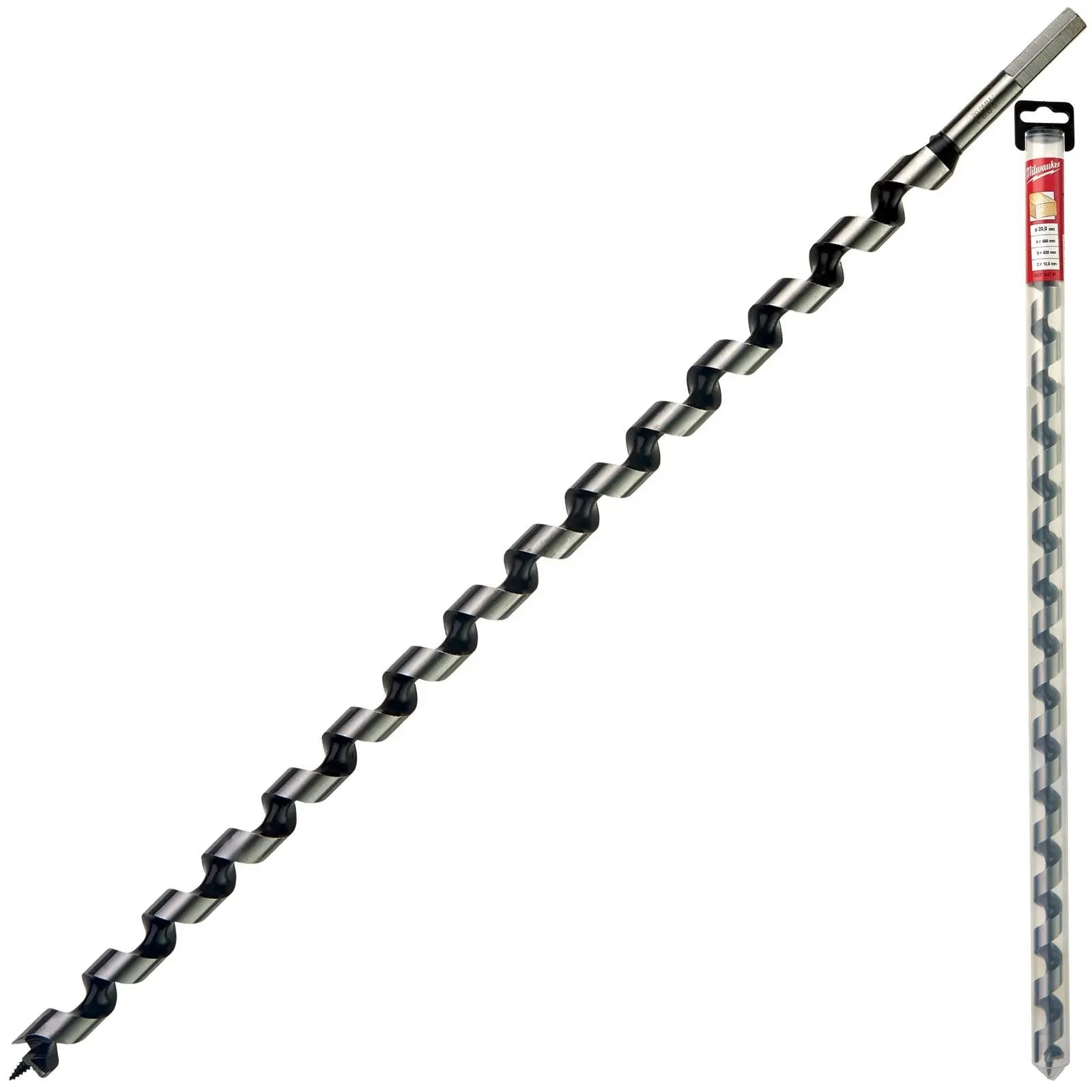 Milwaukee Wood Auger Drill Bits 600mm Overall Length 