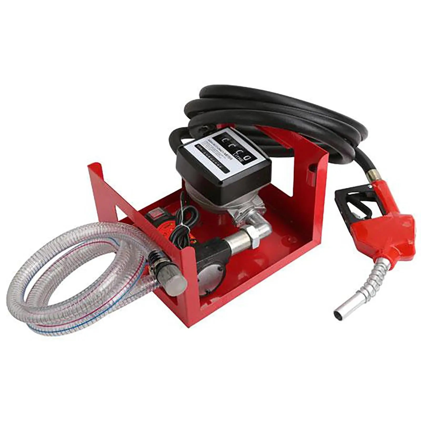 Neilsen Diesel Transfer Pump Dispenser Hose Nozzle Flow Metre Fuel Bio-Diesel  White Rose Tools
