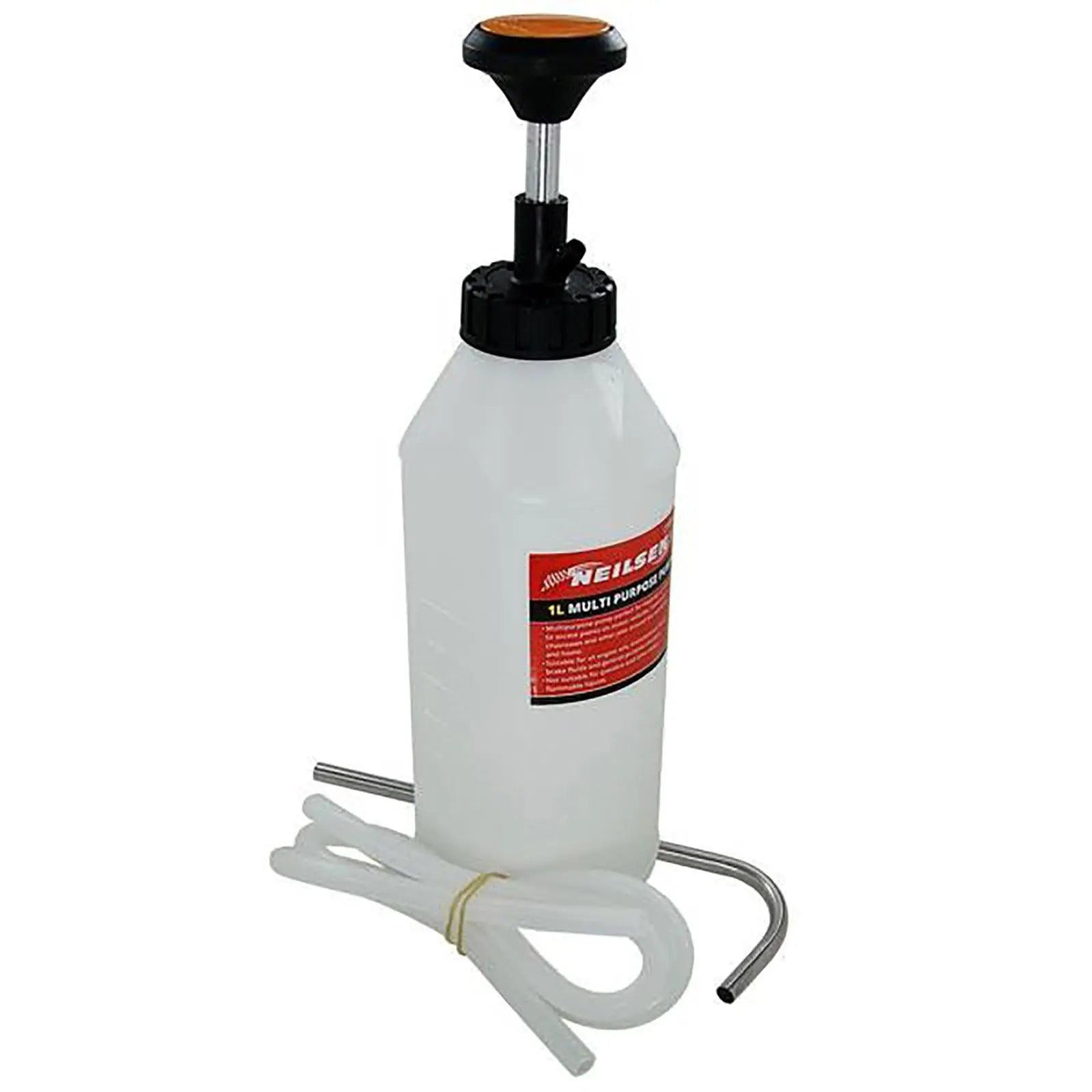 Neilsen Fluid Pump Multipurpose Liquid Oil Cleaner Brake Transmission 1 Litre  White Rose Tools