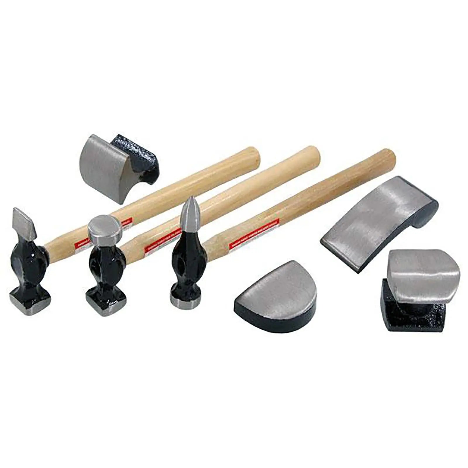 Neilsen Panel Beating Set Car Body Repair Kit Dent Hammer Automotive Garage 7pc  White Rose Tools