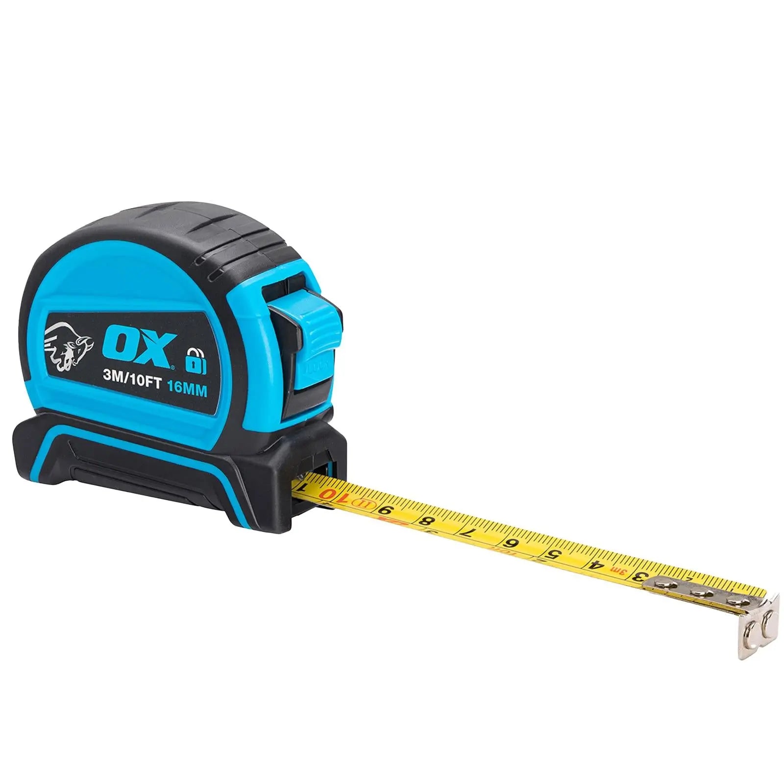 OX Tools Pro Dual Auto Lock Tape Measure 3m 