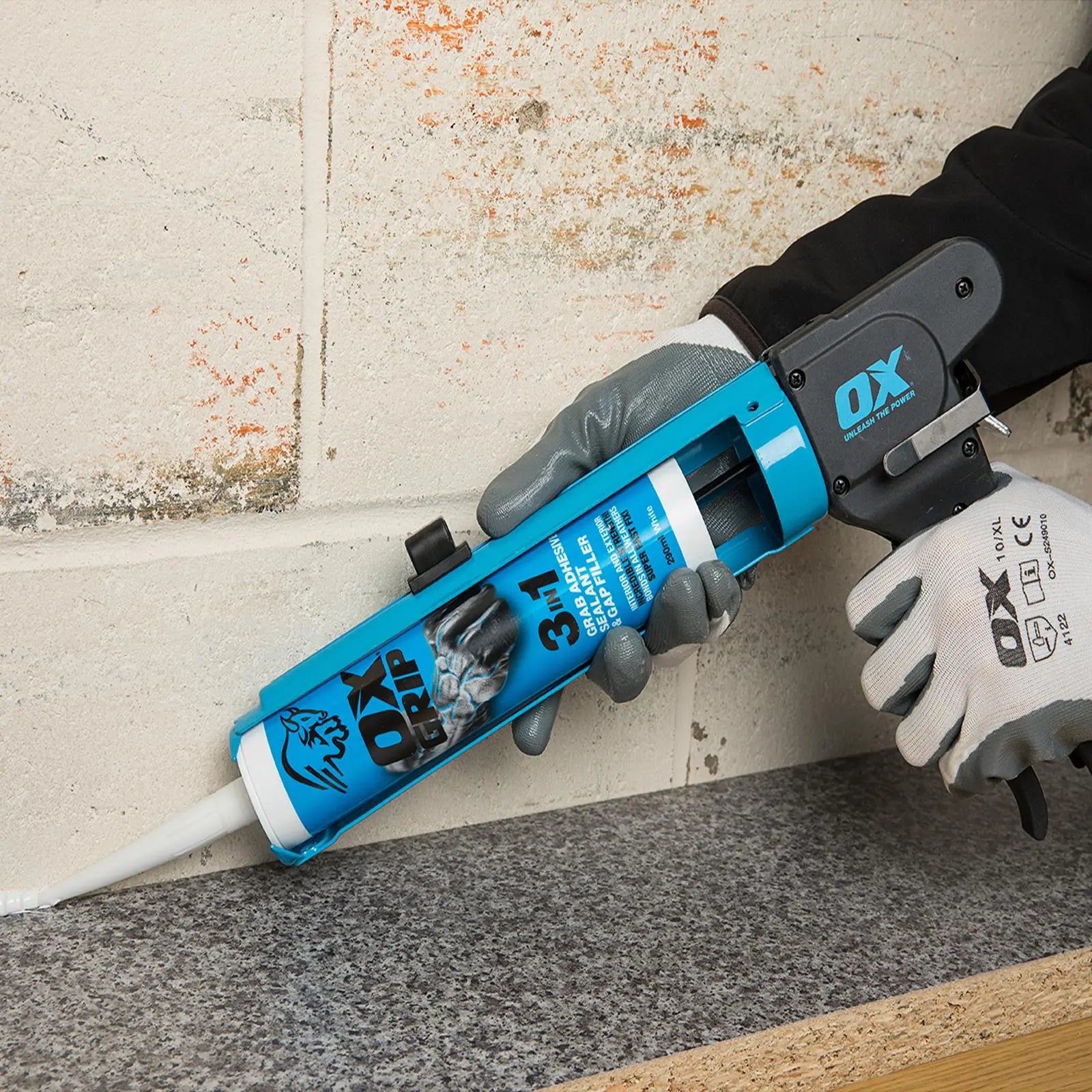 OX Tools Pro Rodless Sealant Gun 400ml 