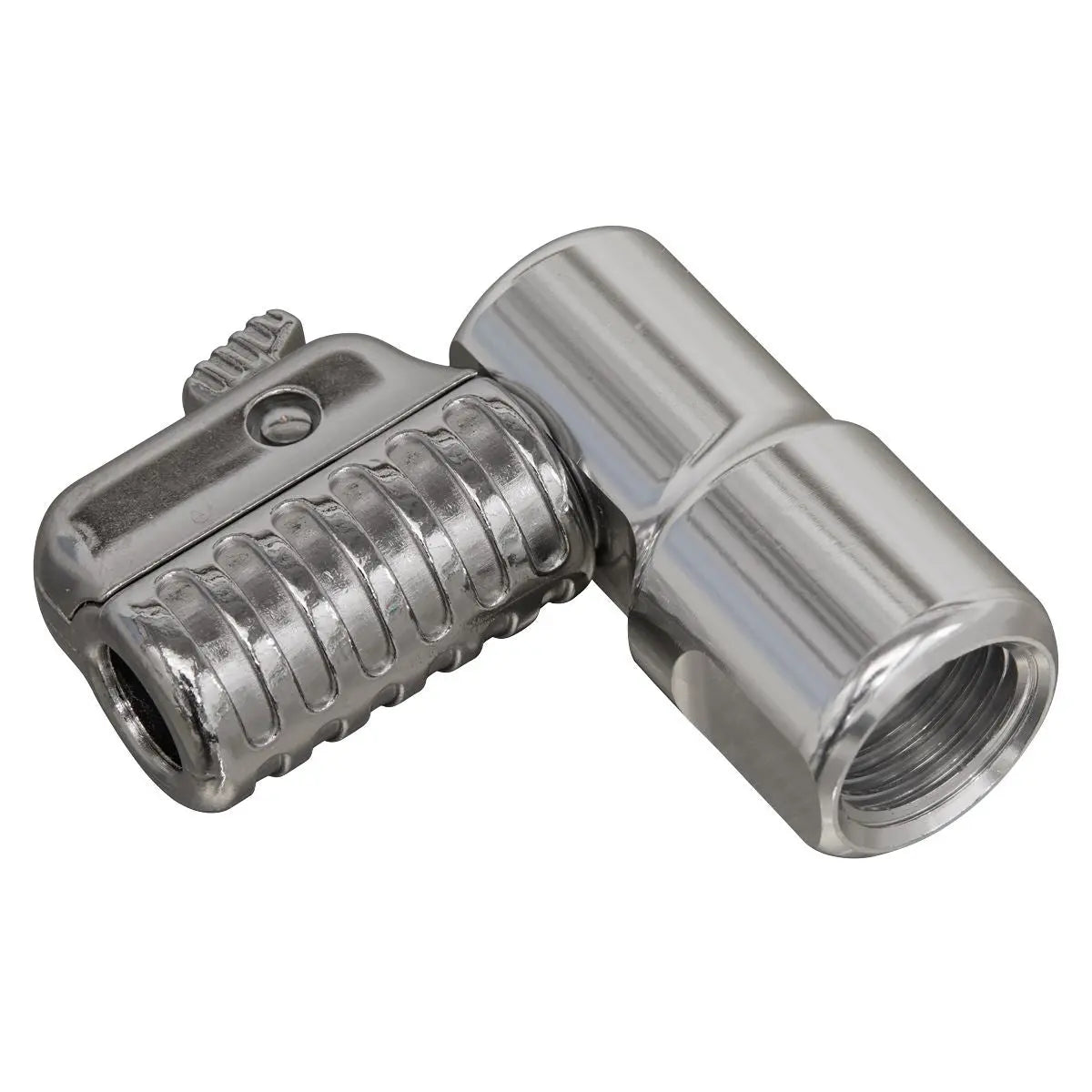 PCL 90° Angled Swivel Tyre Inflator Clip-On Connector 1/4"BSP(F) 
