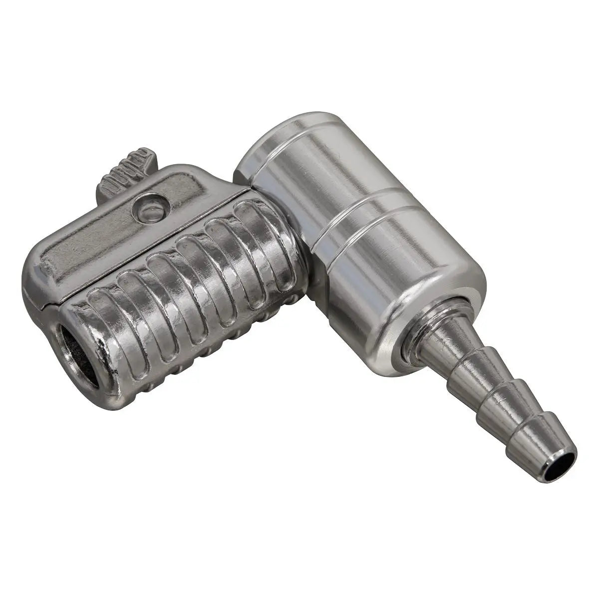 PCL 90° Angled Swivel Tyre Inflator Clip-On Connector 6mm Bore 