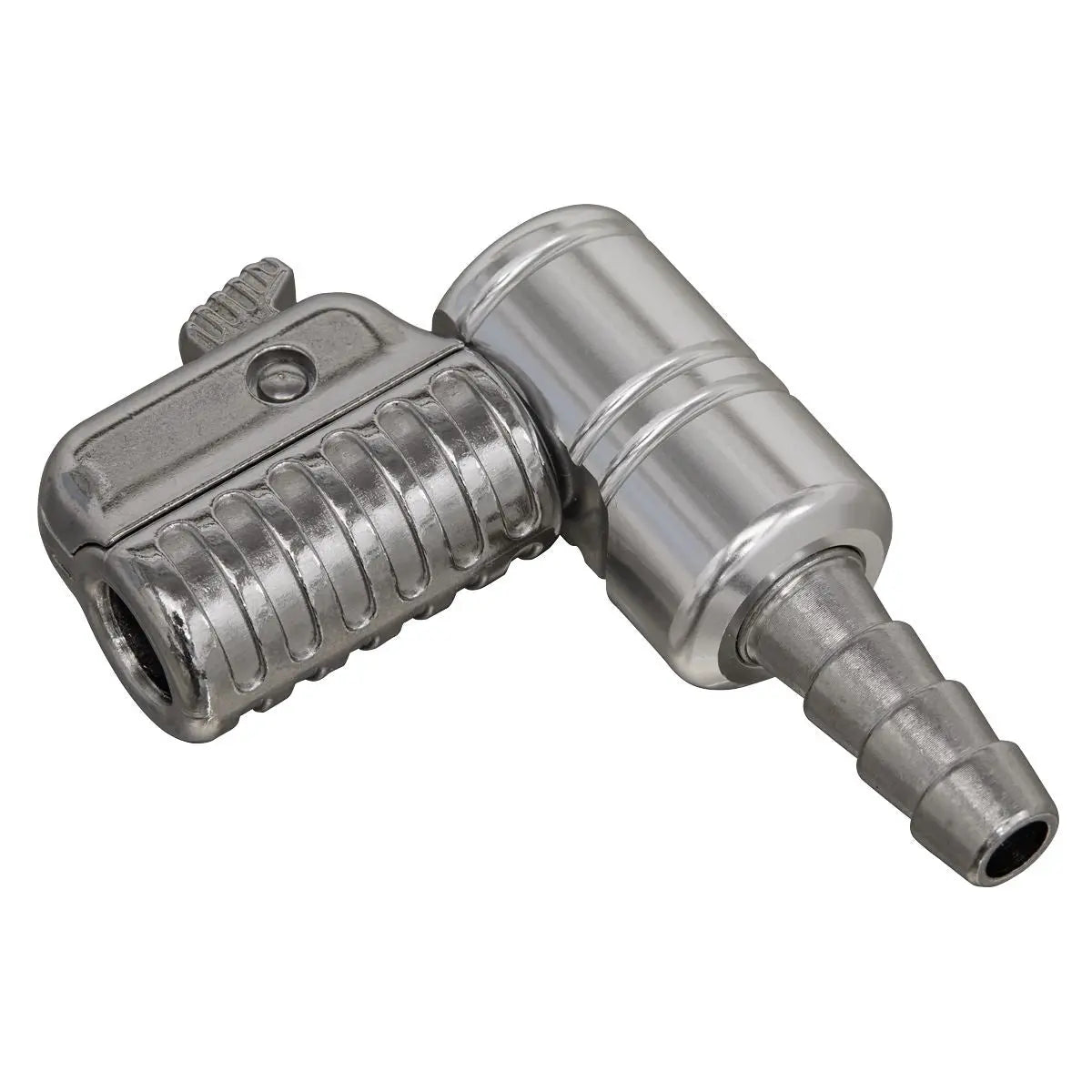 PCL 90° Angled Swivel Tyre Inflator Clip-On Connector 8mm Bore 