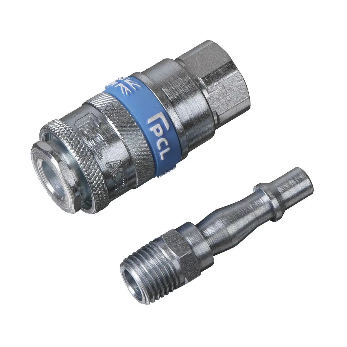 PCL Air Tool Coupling Kit 2pc 1/4"BSP 