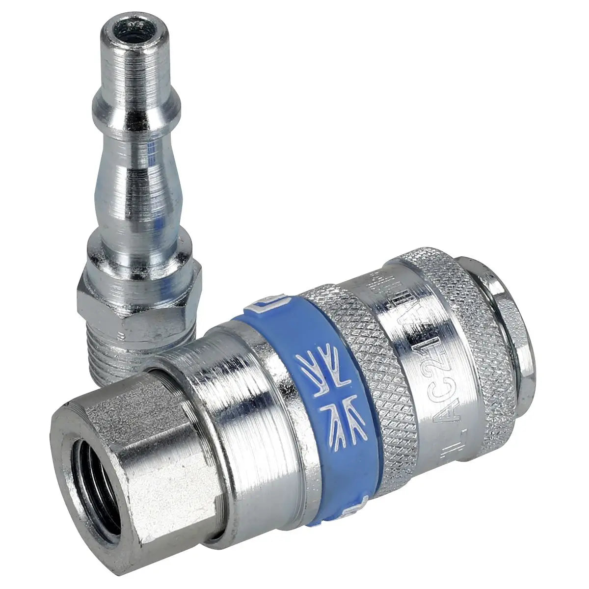 PCL Air Tool Coupling Kit 2pc 1/4"BSP 