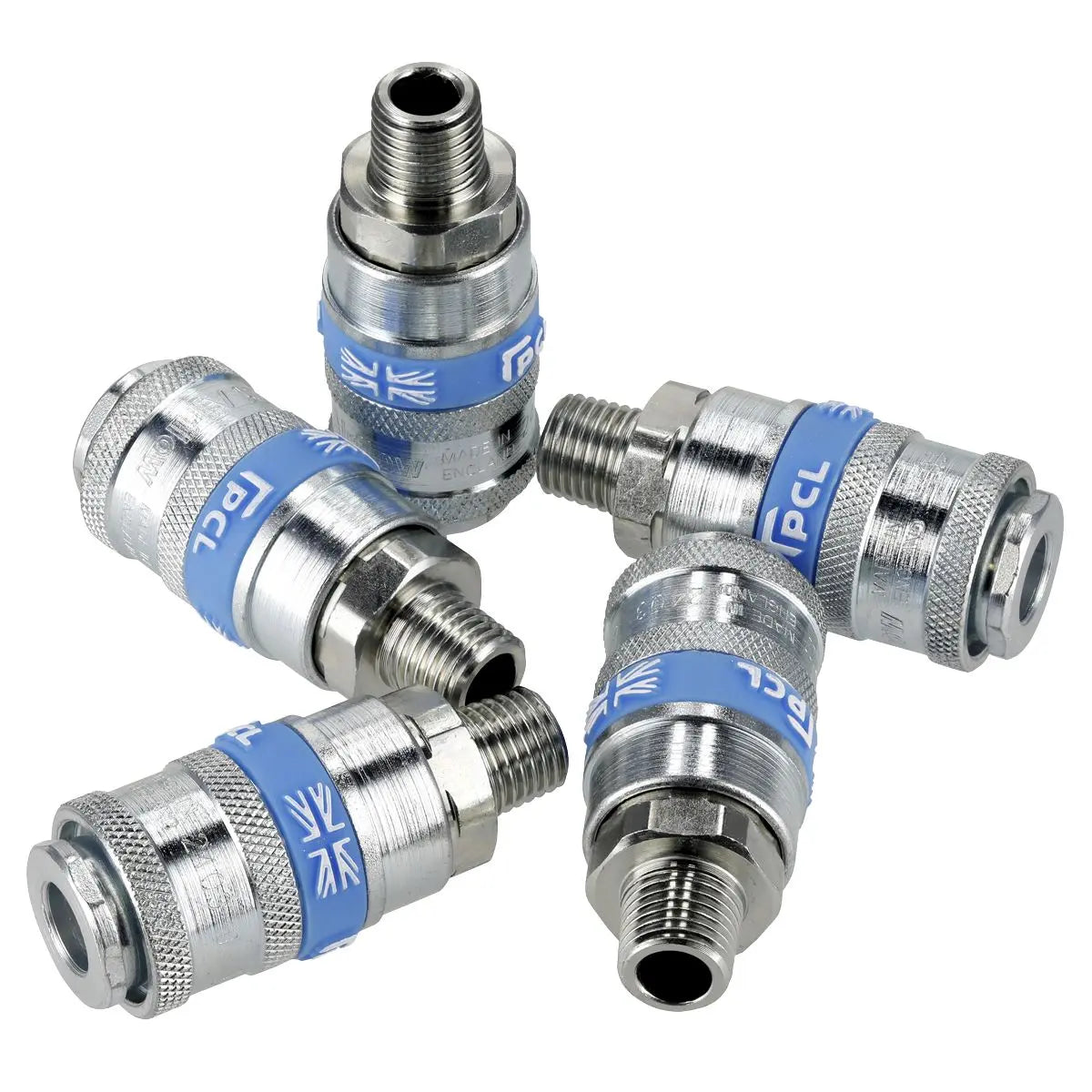 PCL Coupling Body Male 1/4"BSPT Pack of 5 