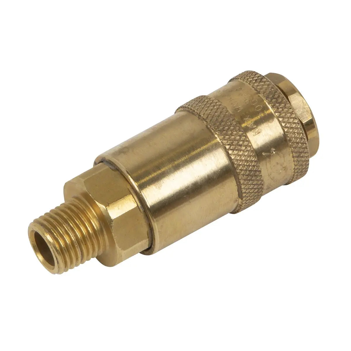 PCL Non-Corrodible PCL Coupling Body Male 1/4"BSPT  White Rose Tools