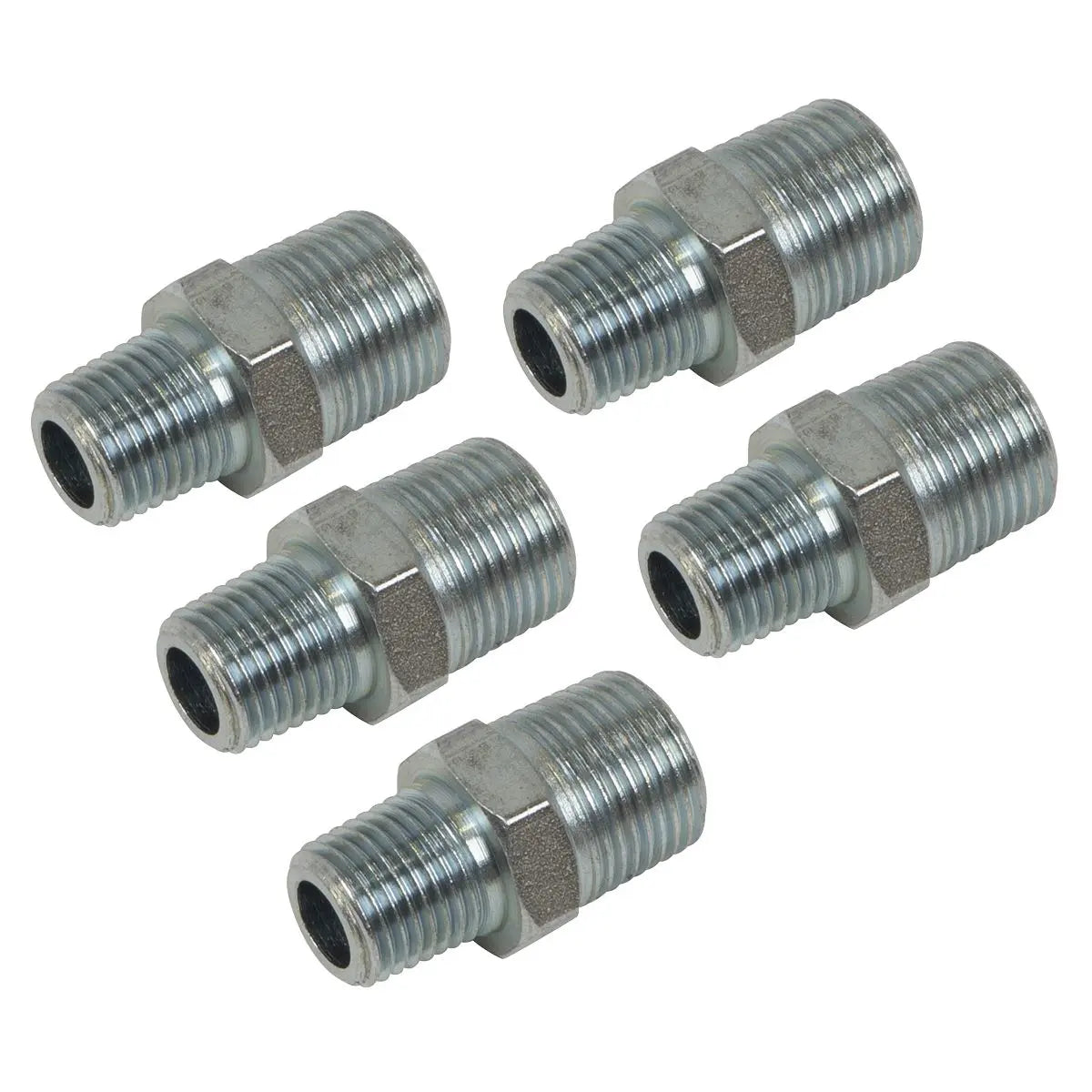 PCL Reducing Union 3/8"BSPT to 1/4"BSPT - Pack of 5  White Rose Tools