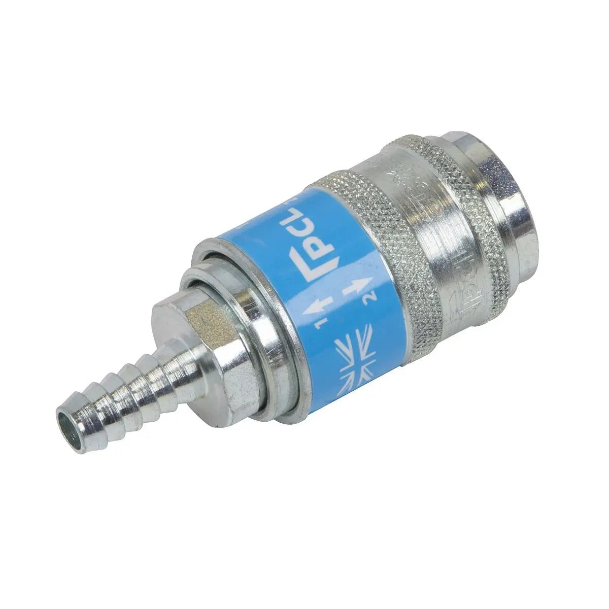 PCL Safeflow Safety Coupling Body Tailpiece for Ø5/16" Hose  White Rose Tools