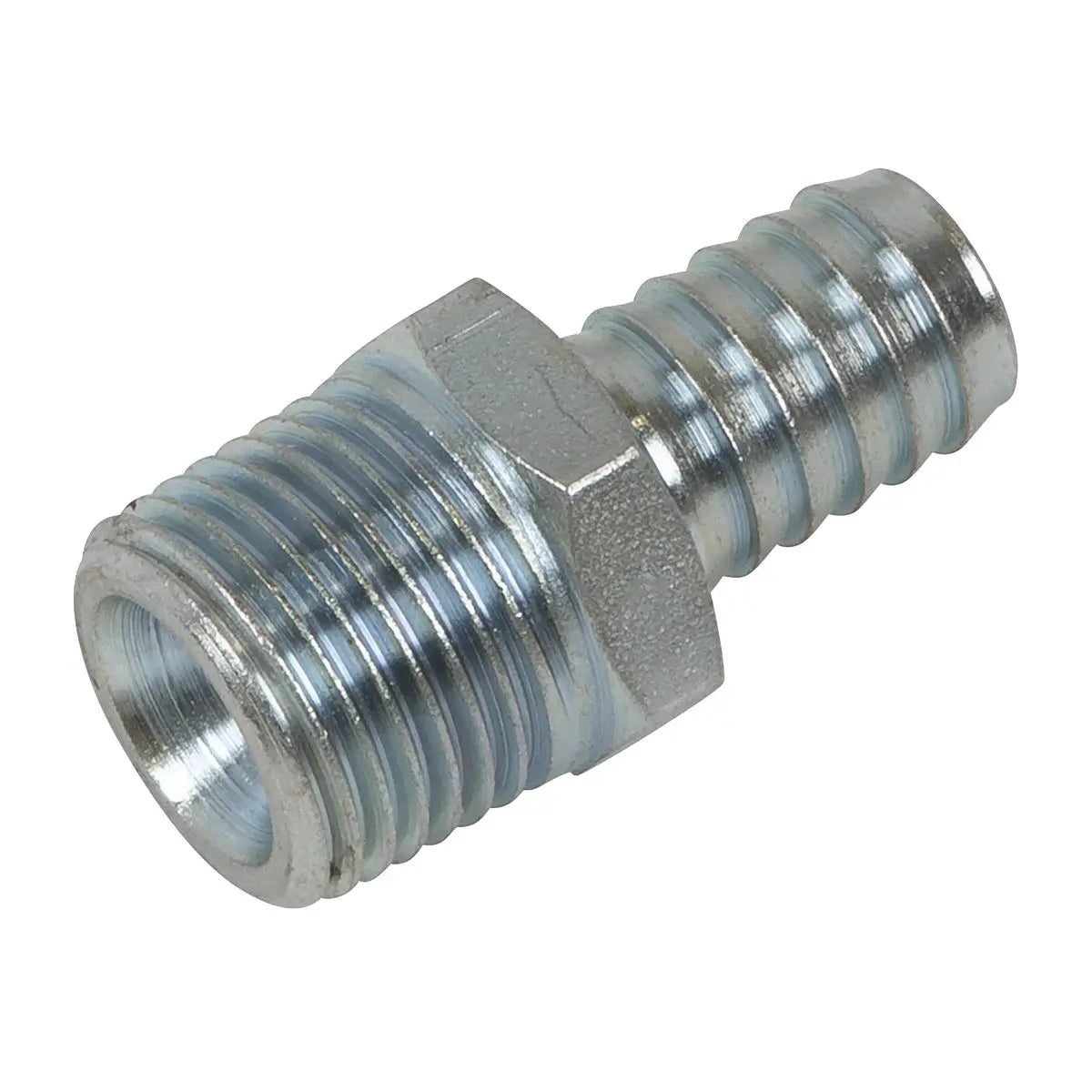 PCL Screwed Tailpiece Male 1/2"BSPT - Ø1/2" Hose - Pack of 2  White Rose Tools