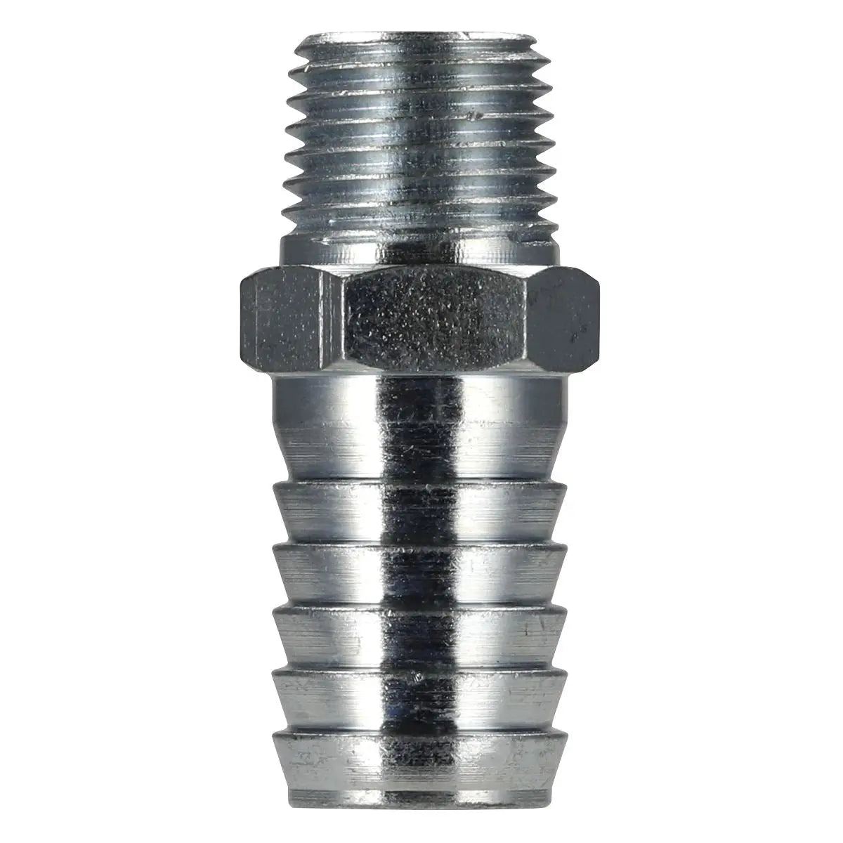 PCL Screwed Tailpiece Male 1/4"BSPT - 1/2" Hose Pack of 5 