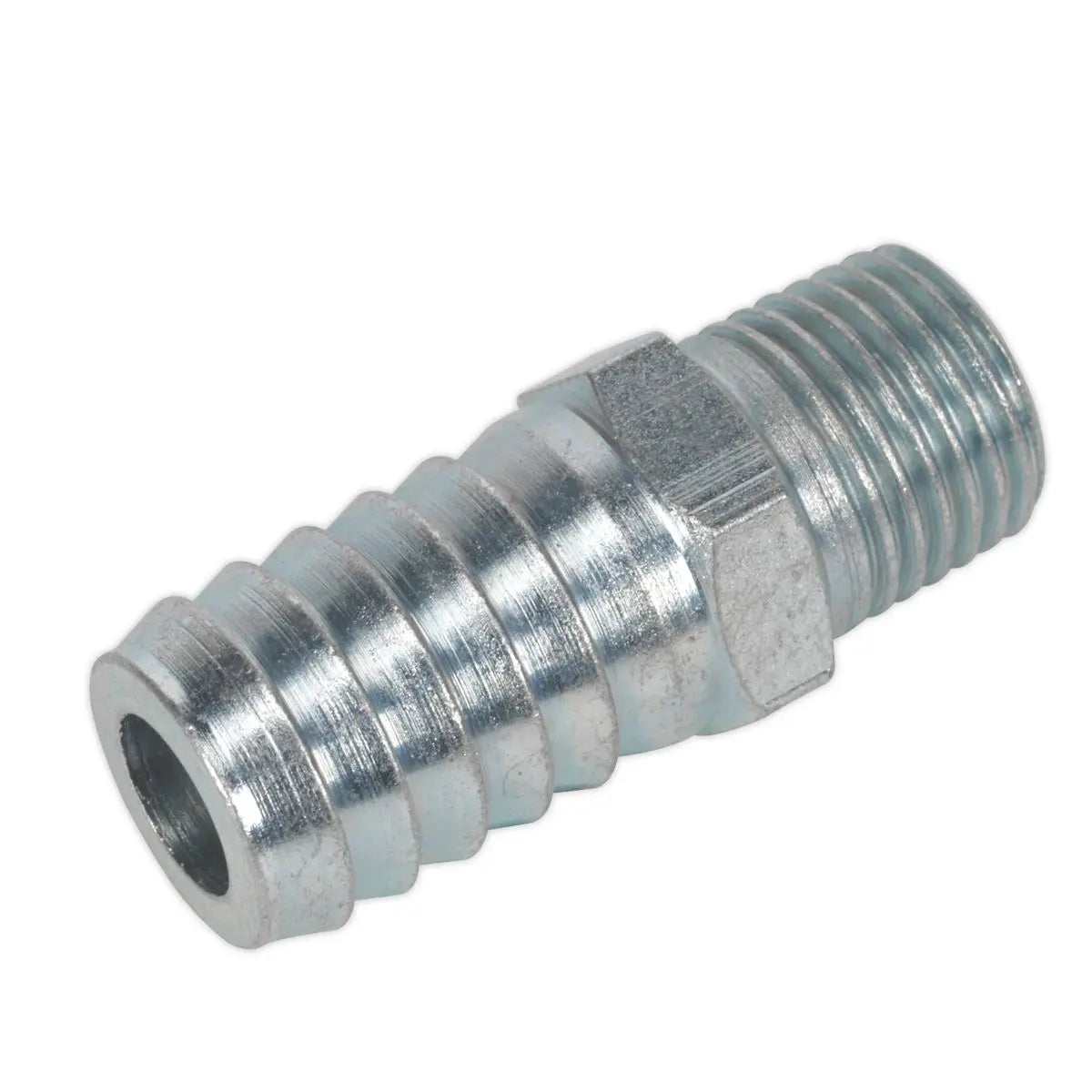 PCL Screwed Tailpiece Male 1/4"BSPT - 1/2" Hose Pack of 5 