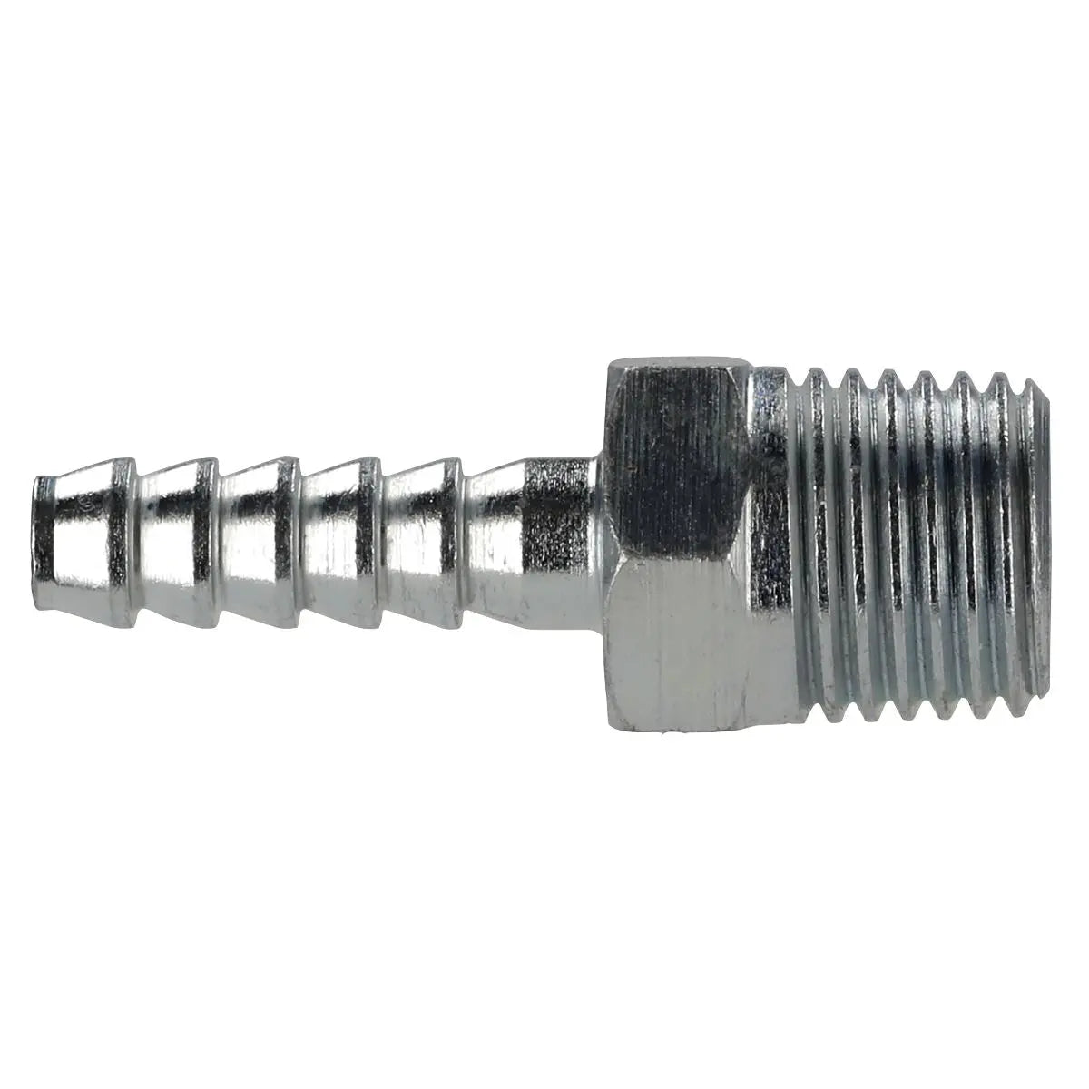 PCL Screwed Tailpiece Male 1/4"BSPT - 3/16" Hose Pack of 5 