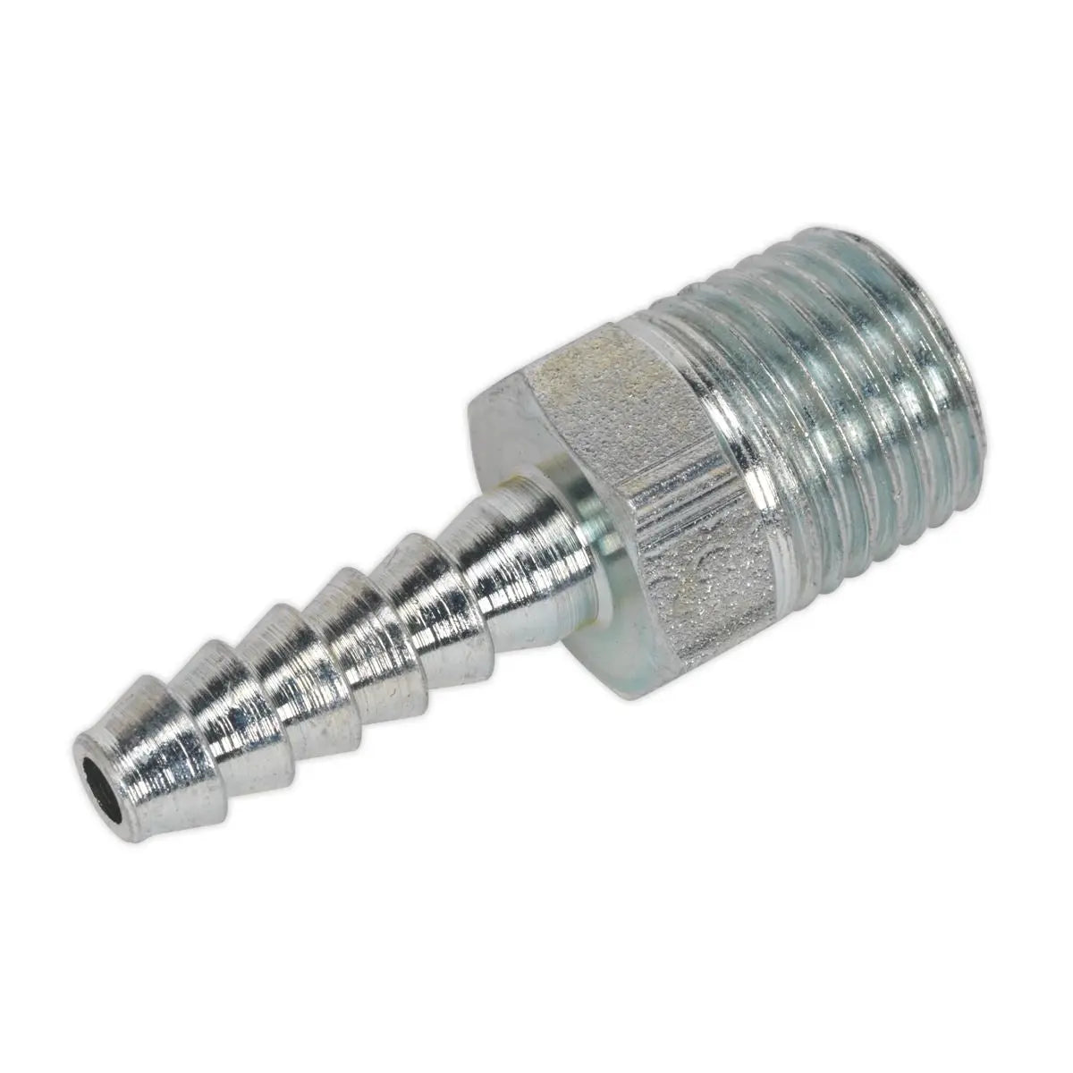 PCL Screwed Tailpiece Male 1/4"BSPT - 3/16" Hose Pack of 5 