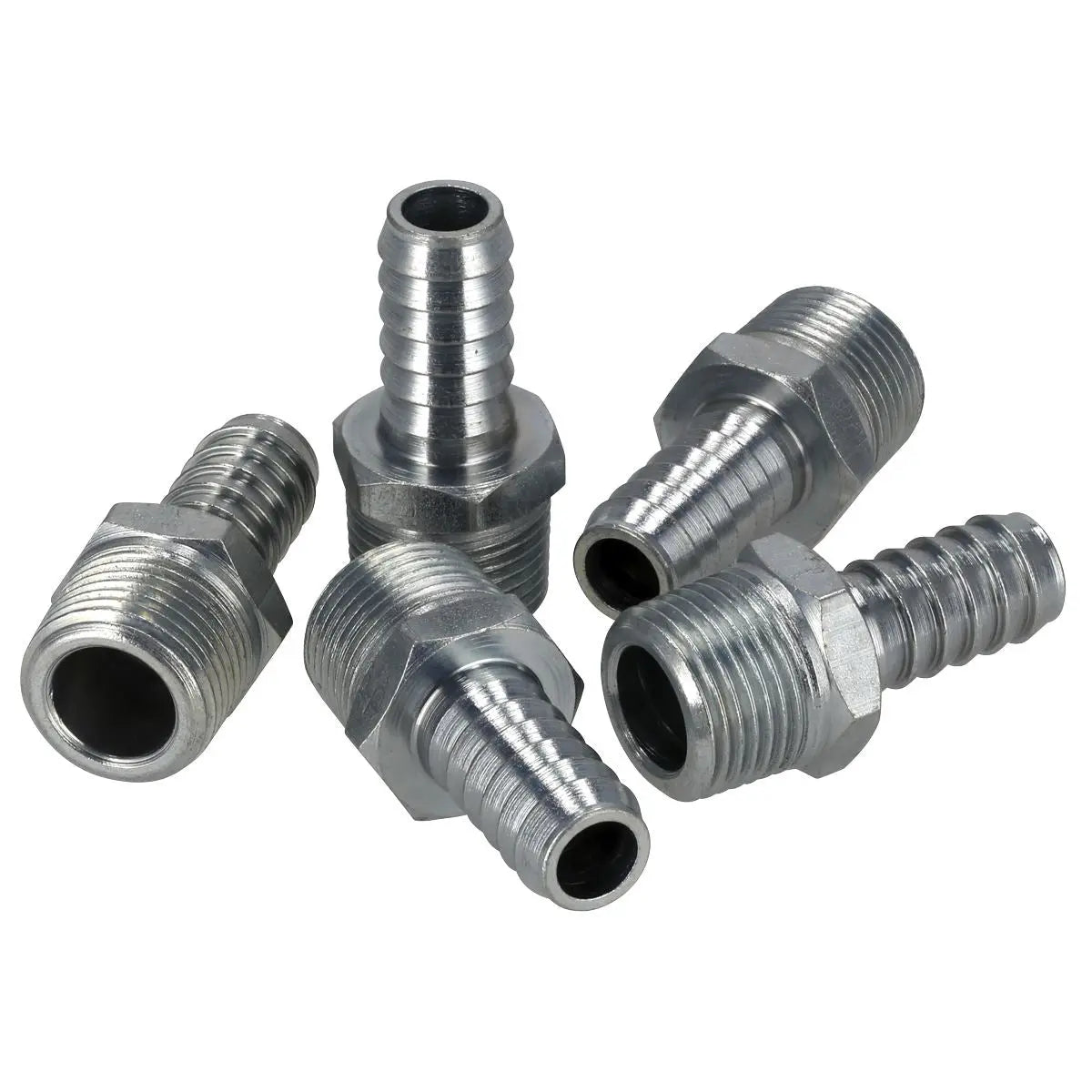 PCL Screwed Tailpiece Male 3/8"BSPT - 3/8" Hose Pack of 5 