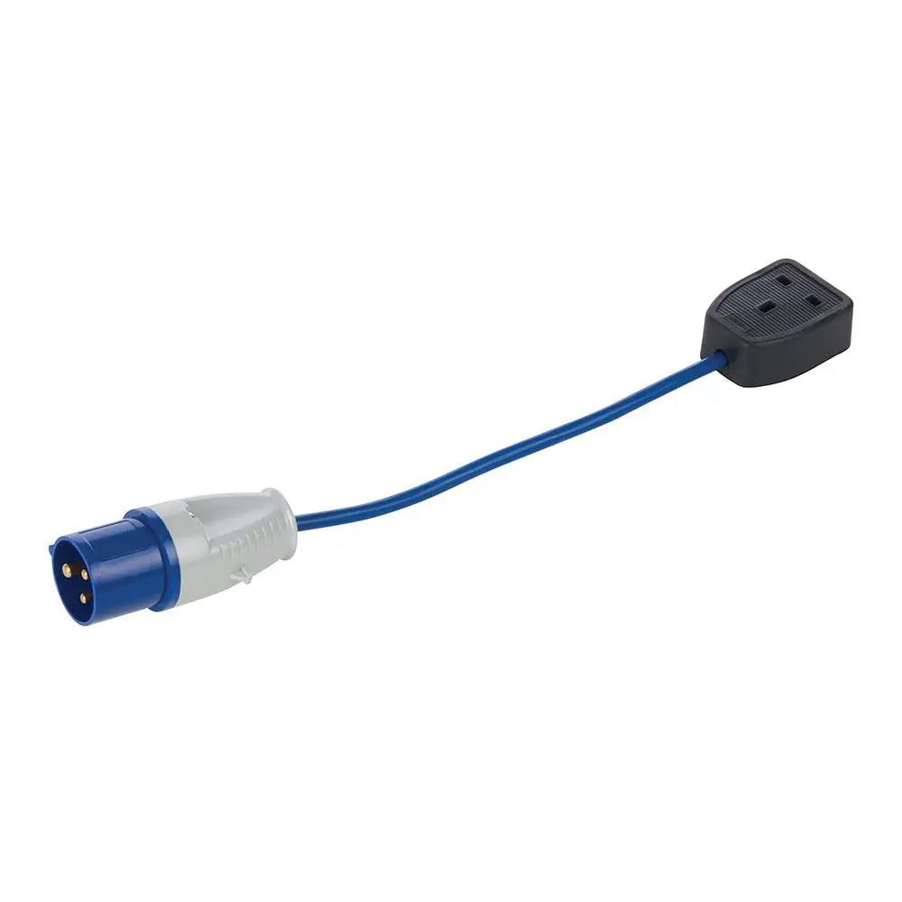 Power Master Fly Lead Converter 16A Lead To 13A Socket Caravan Camping 