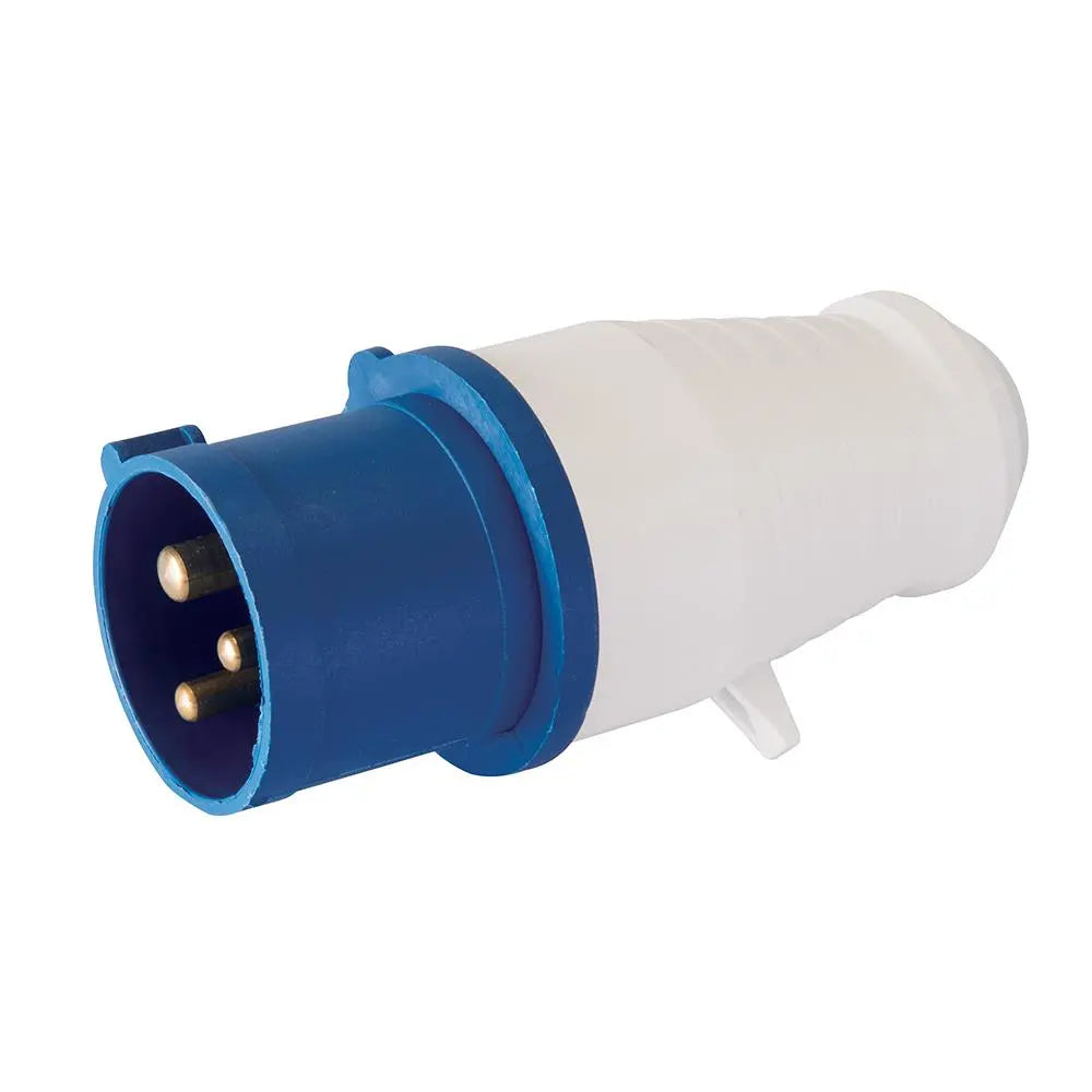 Powermaster 16A Plug 230V 3 Pin 589694  White Rose Tools