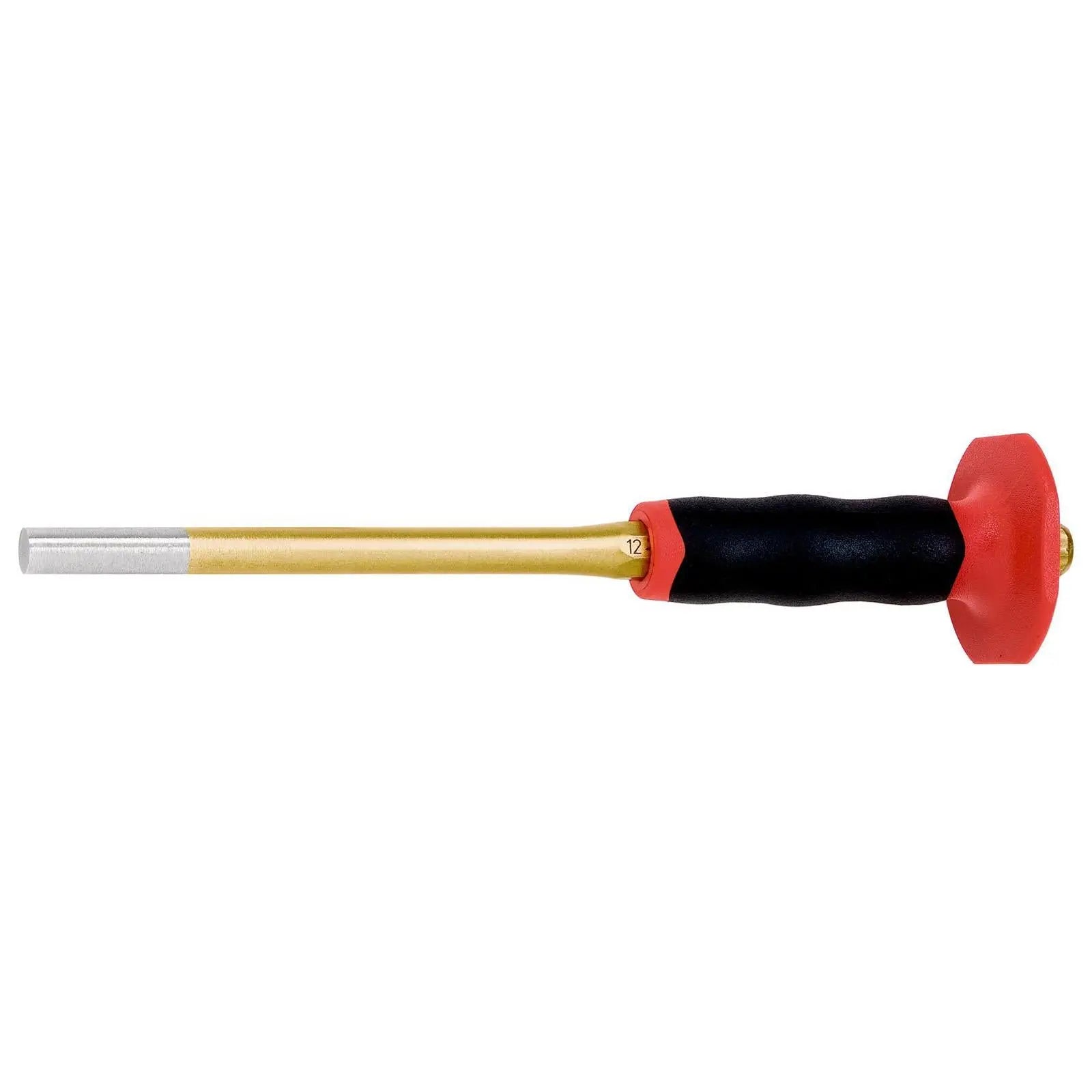 Rennsteig Parallel Pin Punch with Hand Guard 260 x 14 x 12 mm  White Rose Tools