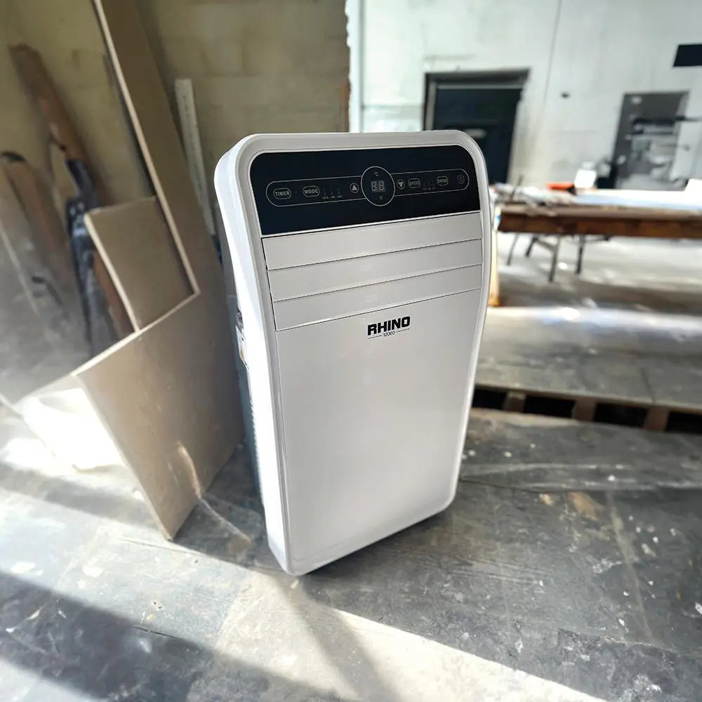 Rhino AC12000 Portable Air Conditioning Unit 230V H03621  White Rose Tools