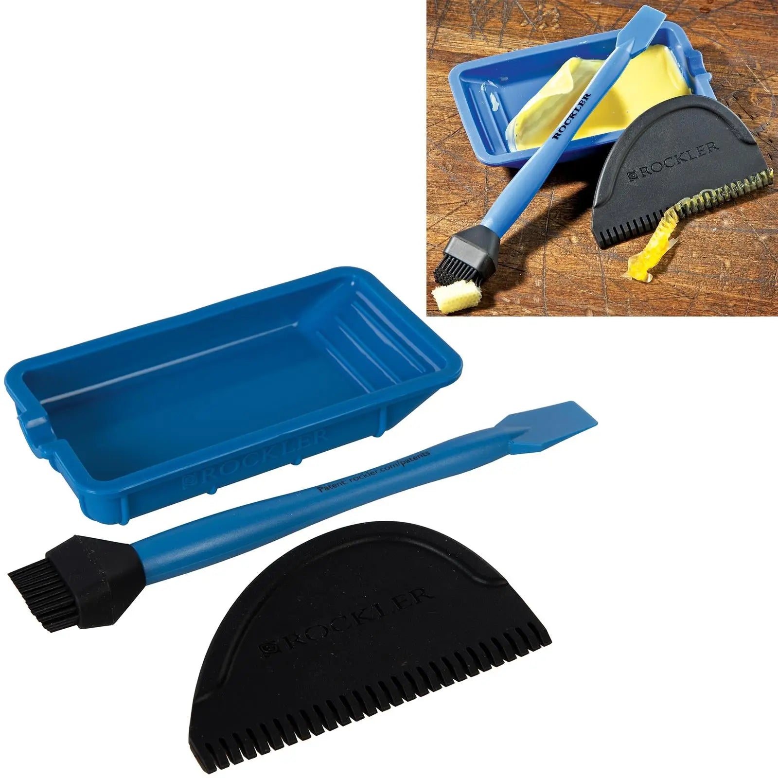 Rockler 3 Piece Silicone Glue Kit 