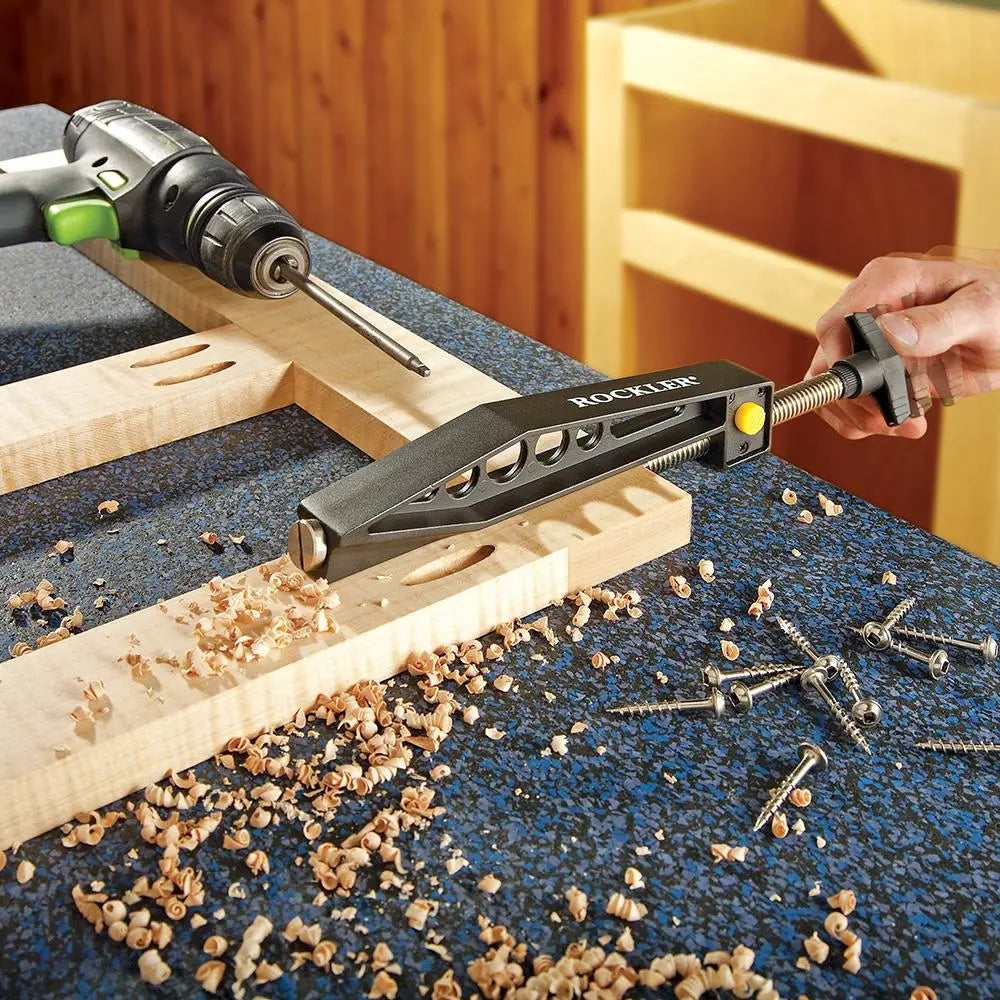 Rockler Quick-Release Pock-it Hole Clamp® 3'' 998289  White Rose Tools