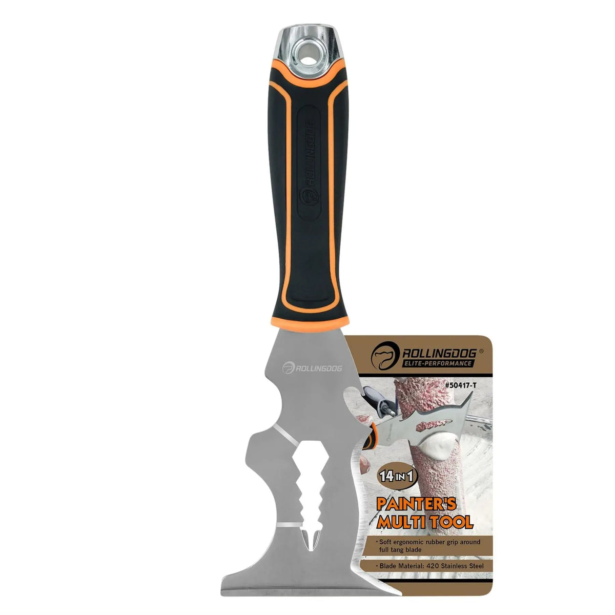 Rollingdog 14-in-1 Decorator's Multi-Tool 09533  White Rose Tools