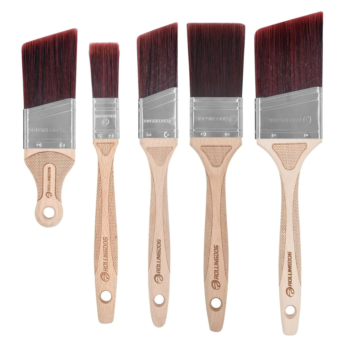 Rollingdog DOBERMAN™ Paint Brush Set (5 Piece) 08153  White Rose Tools